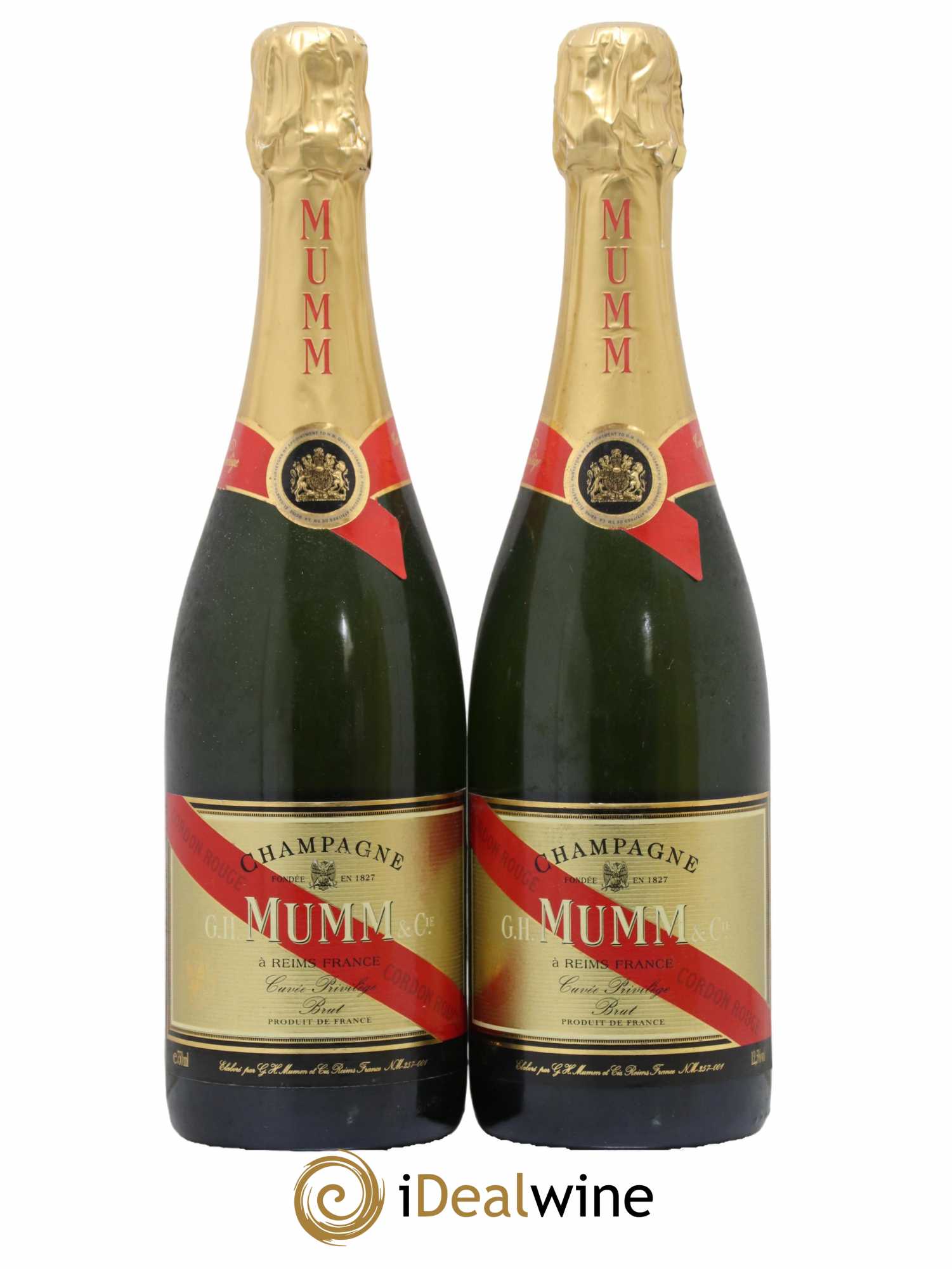 Cordon Rouge Mumm Cuvée Privilège - Lotto di 2 bottiglie - 1