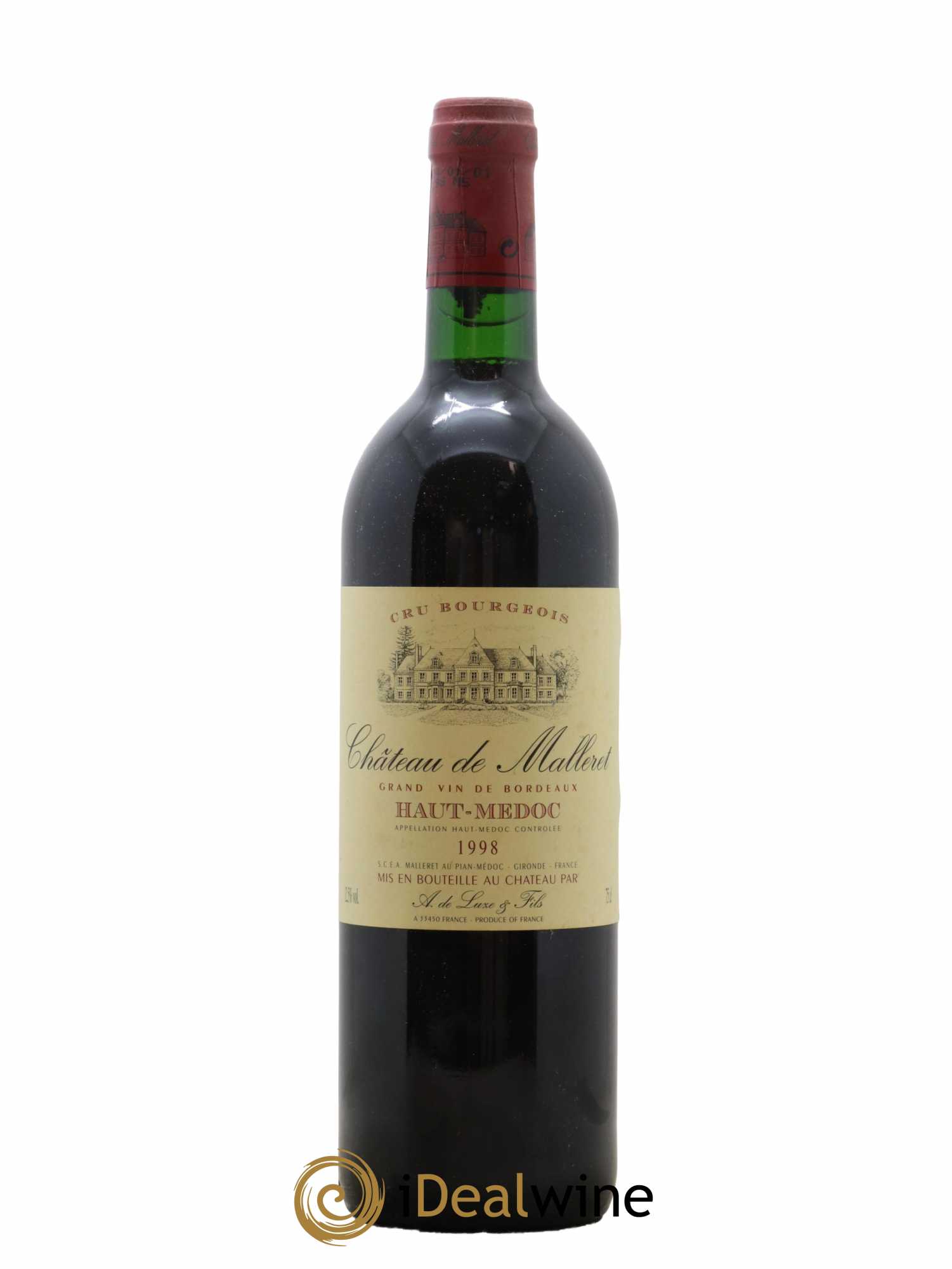 Château de Malleret Cru Bourgeois 1998 - Posten von 1 Flasche - 0