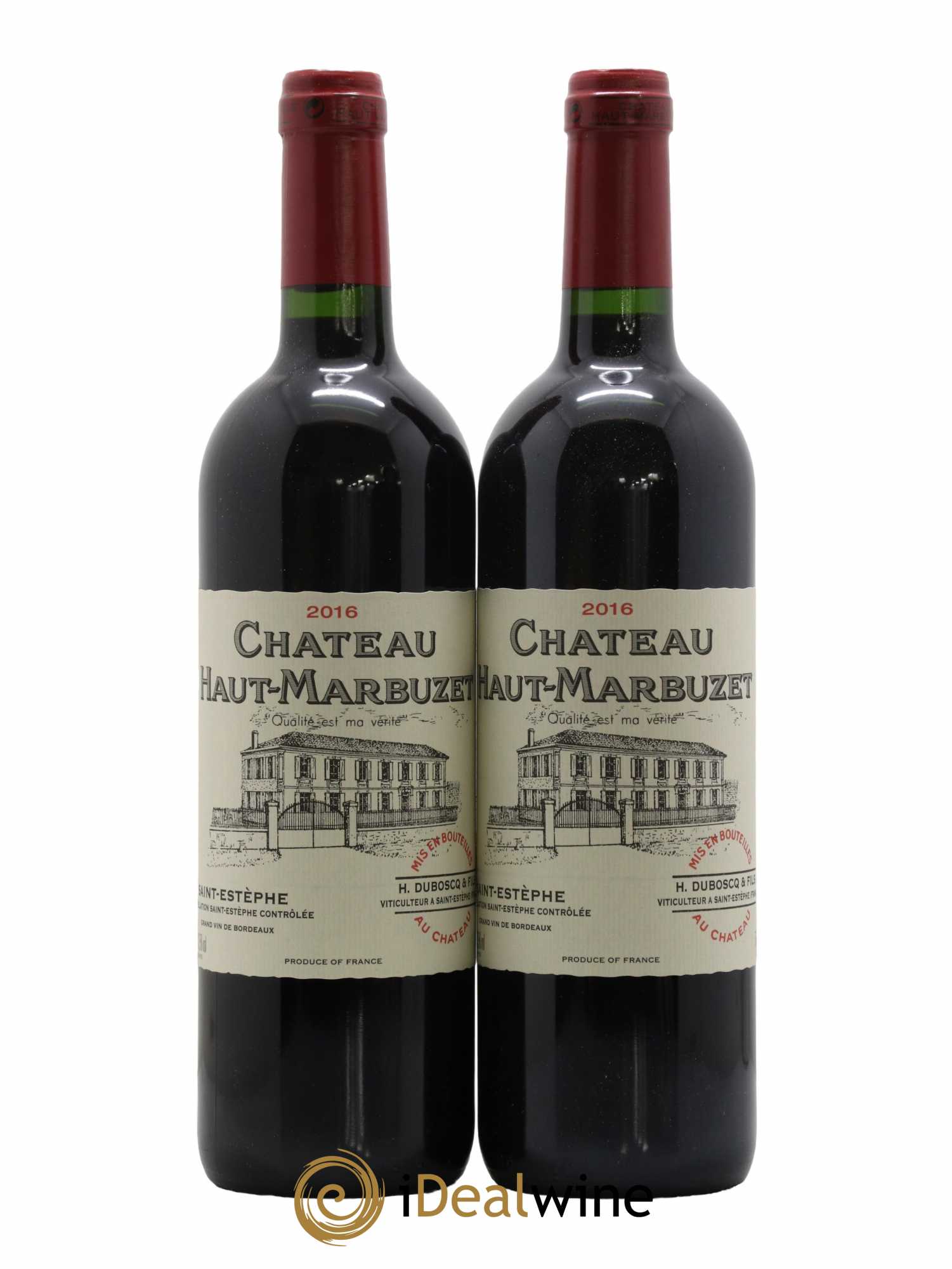 Château Haut Marbuzet 2016 - Lot de 2 bouteilles - 0