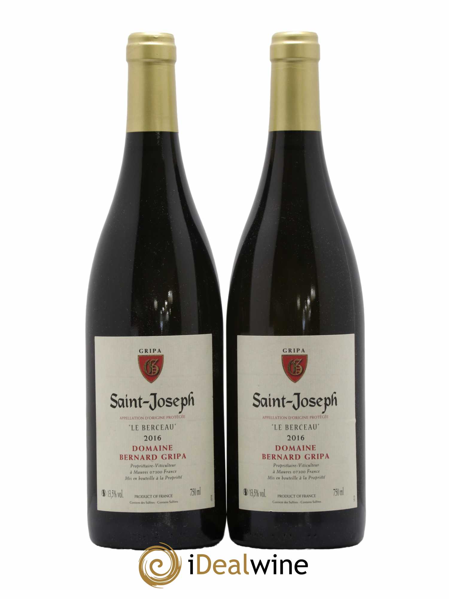 Saint-Joseph Le Berceau Bernard Gripa (Domaine) 2016 - Lot de 2 bouteilles - 0