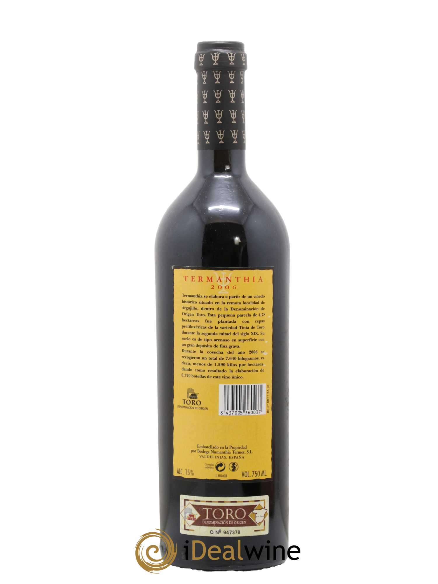 Toro DO Bodega Numanthia Termanthia  2006 - Posten von 1 Flasche - 1