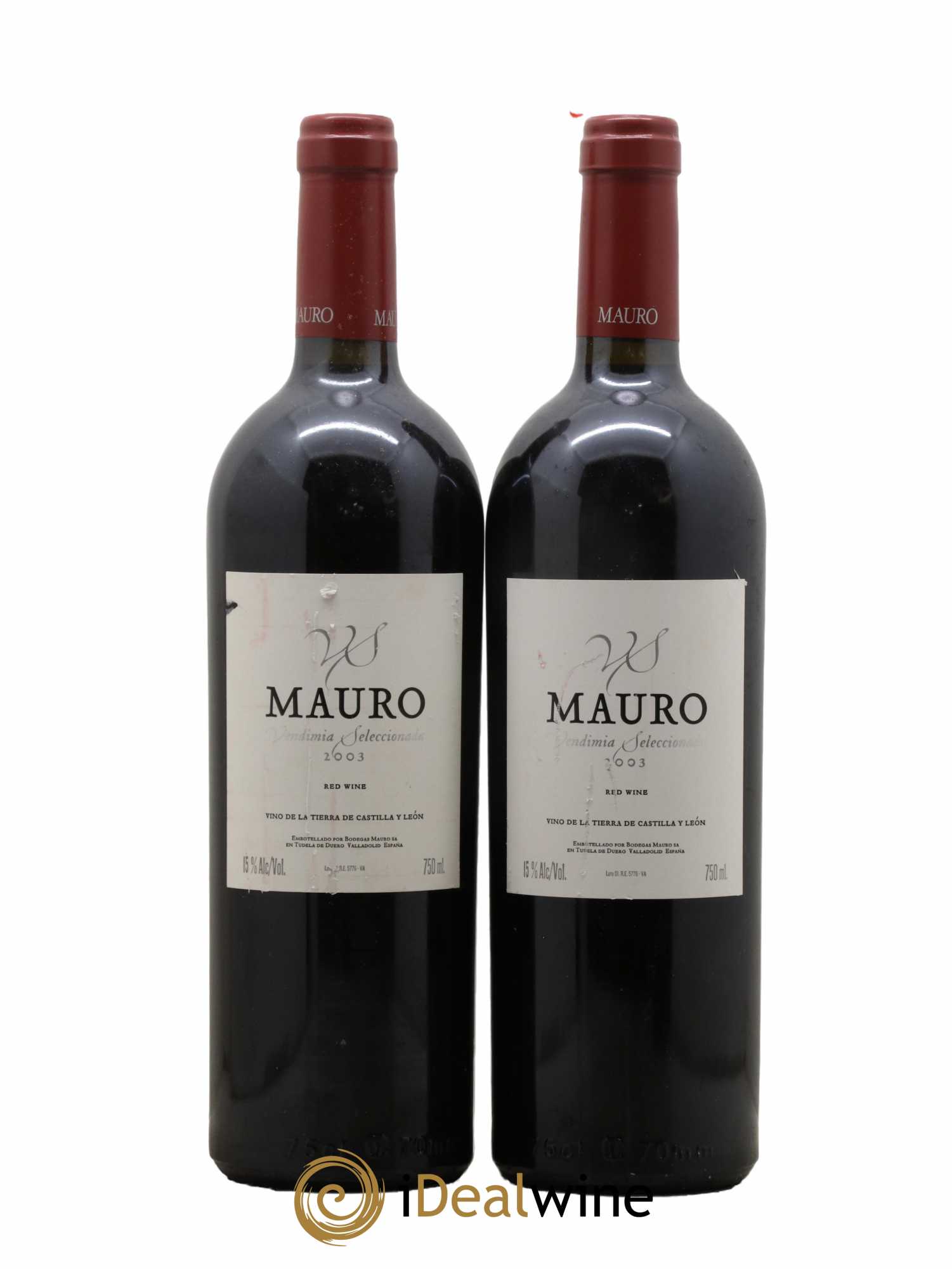 Vino de la Terra de Castilla y Leon Mauro Mauro  2003 - Lotto di 2 bottiglie - 0