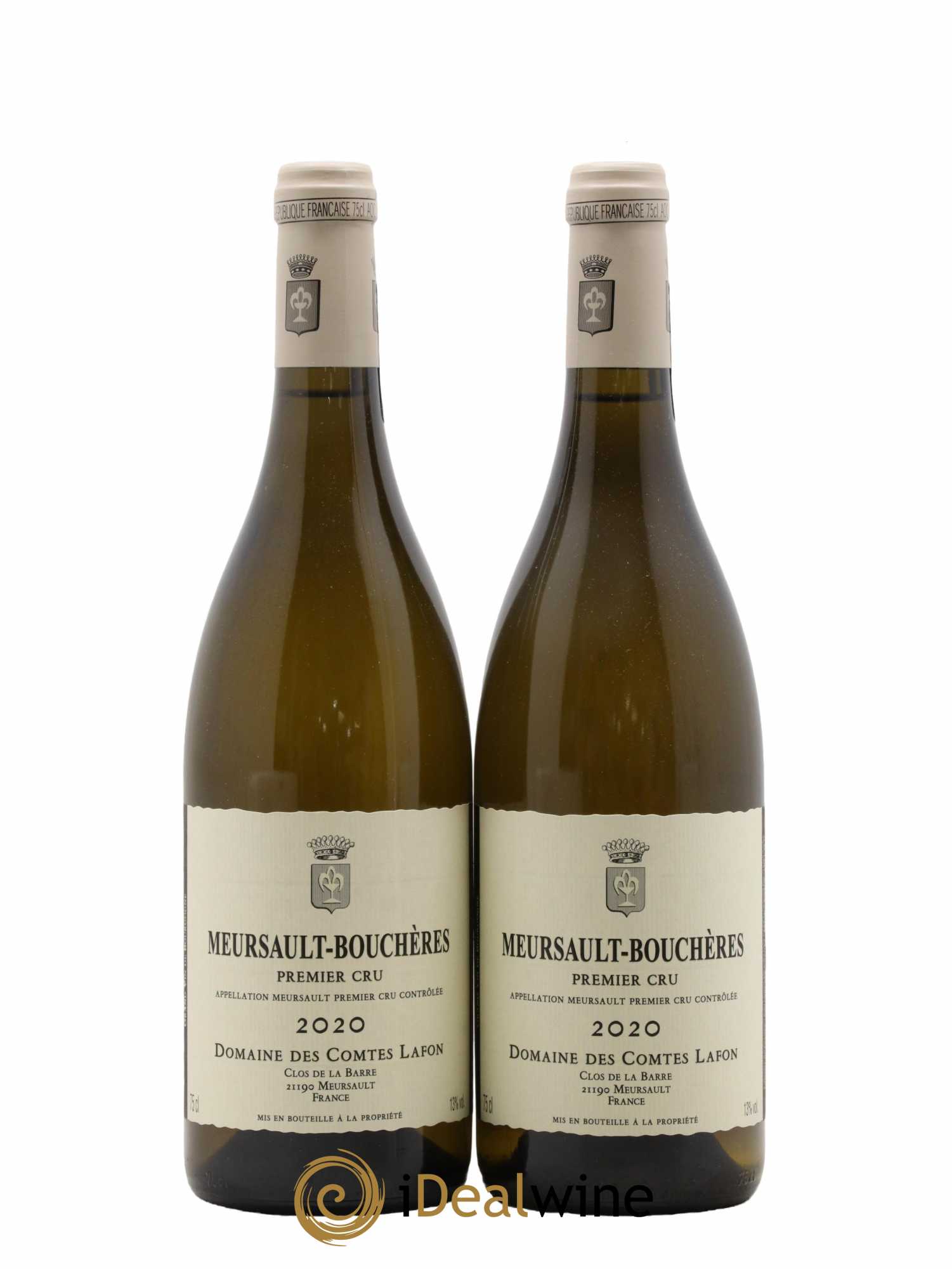 Meursault 1er Cru Bouchères Comtes Lafon (Domaine des) 2020 - Lot de 2 bouteilles - 0