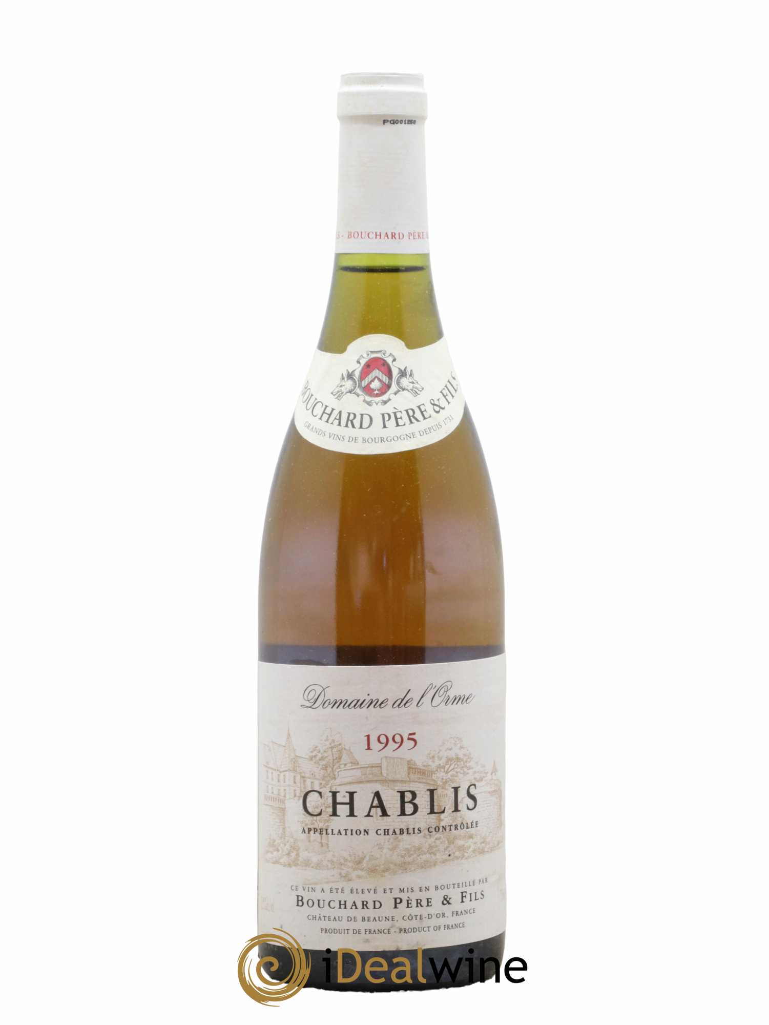 Chablis Bouchard Pere Et Fils Domaine De L'Orme 1995 - Lot de 1 bouteille - 0