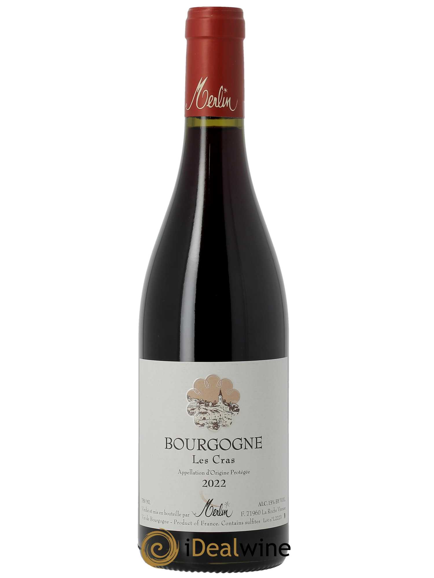 Bourgogne Les Cras Olivier Merlin  2022 - Lot de 1 bouteille - 0