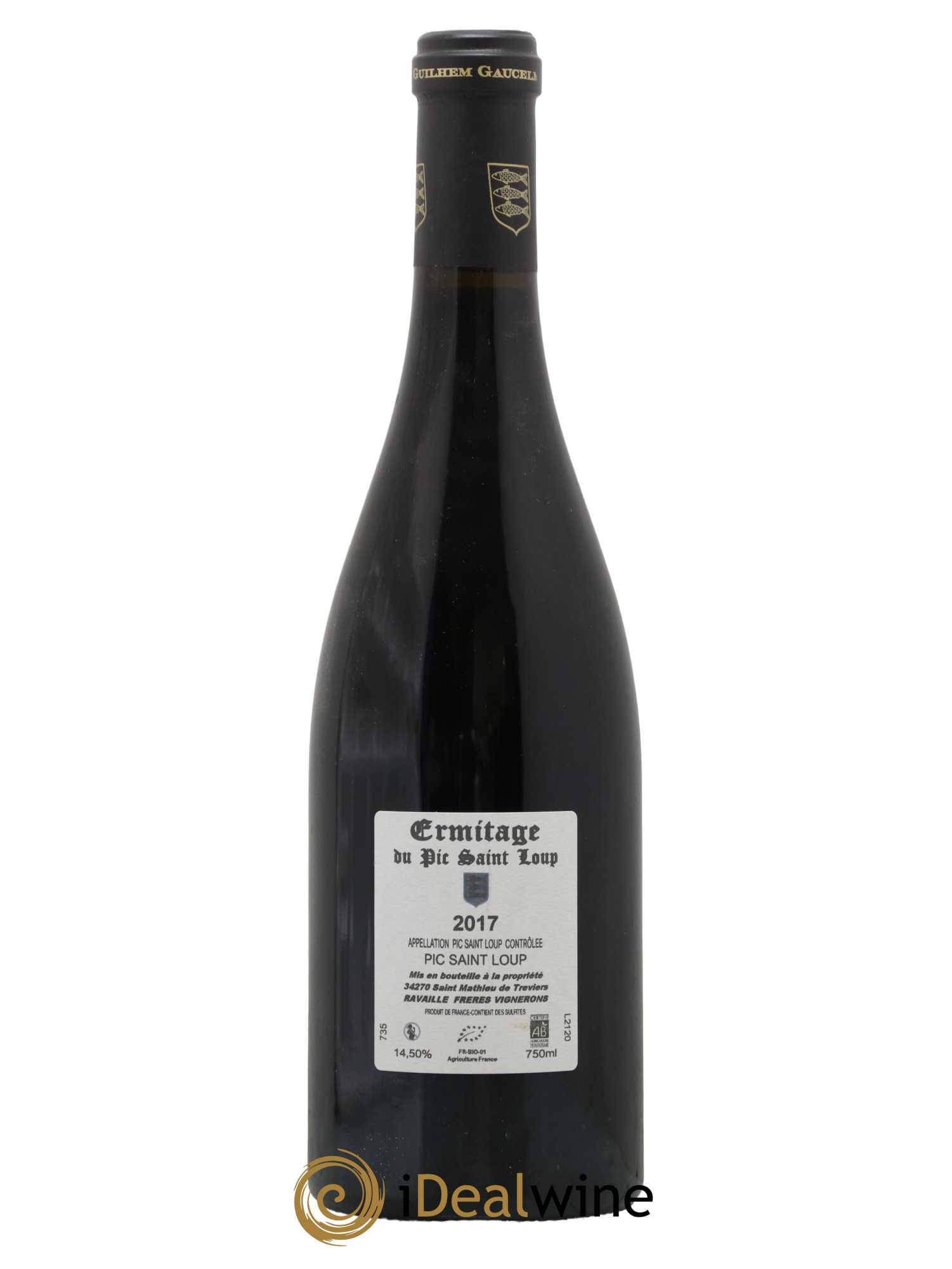 Pic Saint-Loup Héritage du Pic Saint-Loup (anciennement Ermitage) Guilhem Gaucelm 2017 - Lot de 1 bouteille - 1