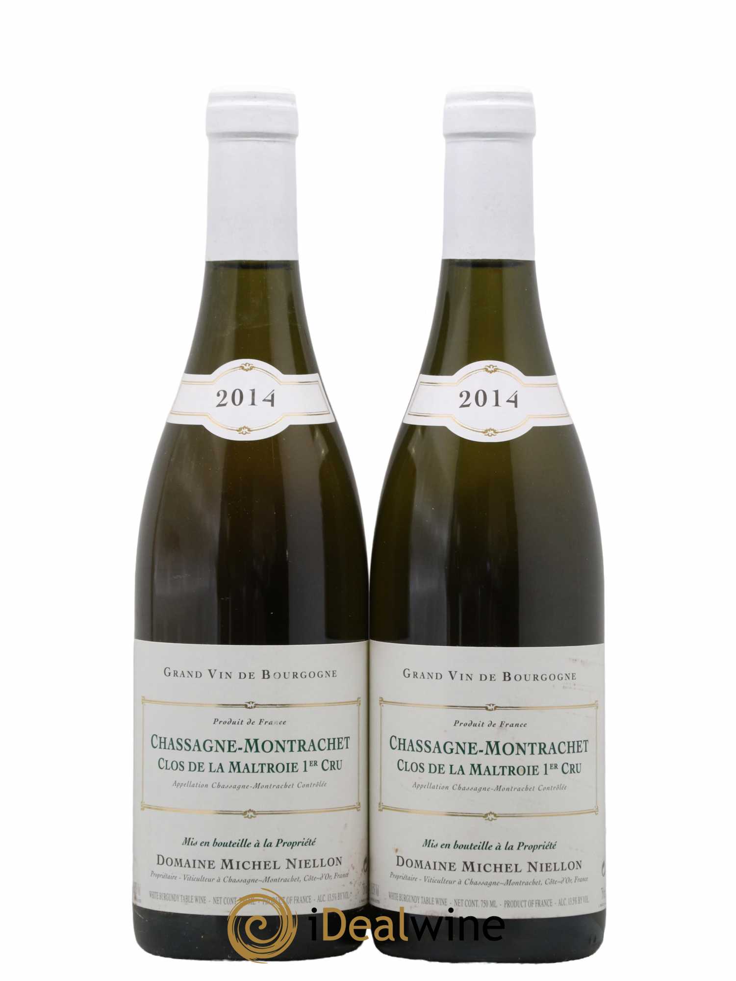 Chassagne-Montrachet 1er Cru Clos de la Maltroie Michel Niellon (Domaine) 2014 - Lot of 2 bottles - 0