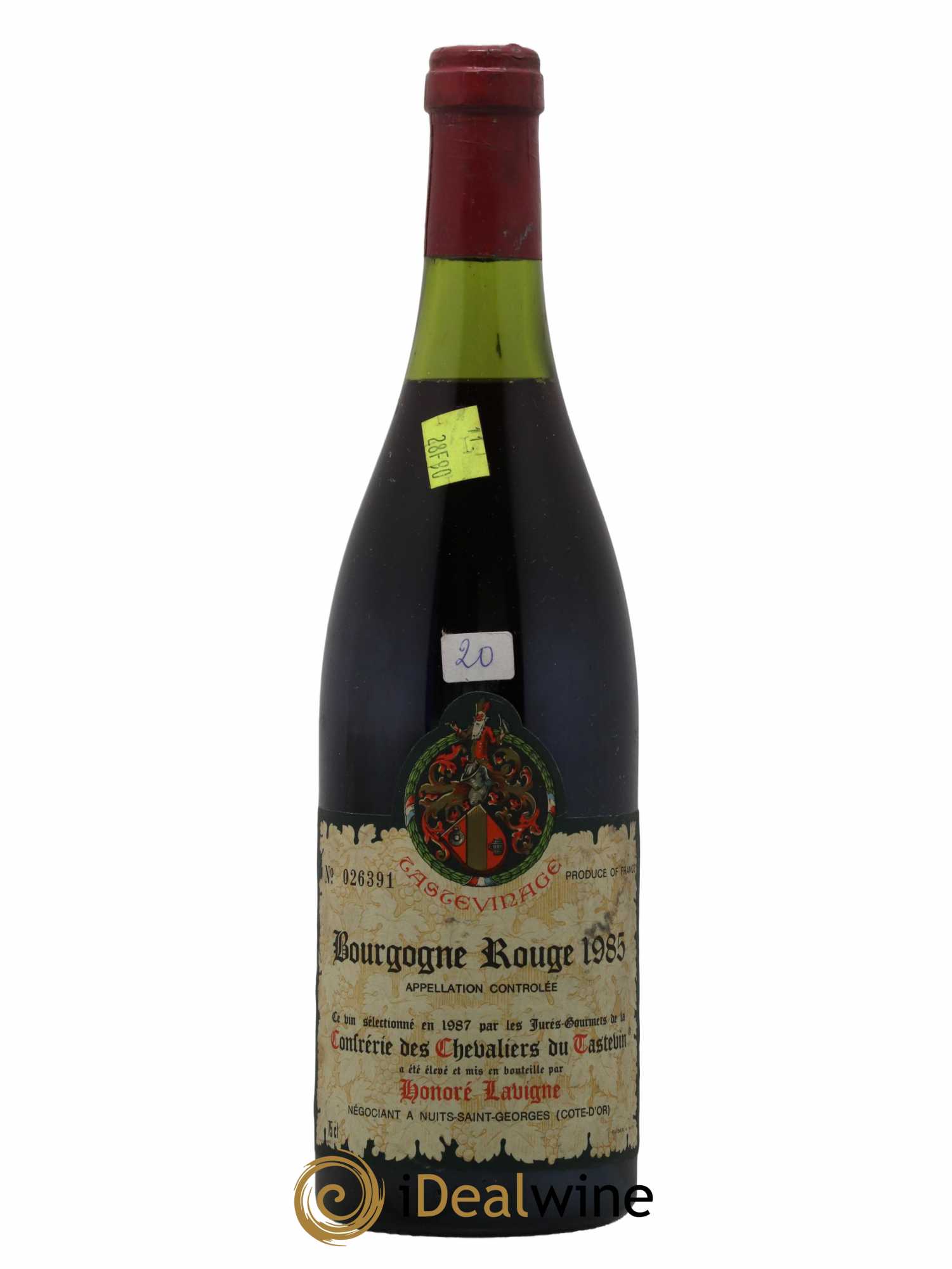 Bourgogne Honore Lavigne Tastevin 1985 - Lot de 1 bouteille - 0