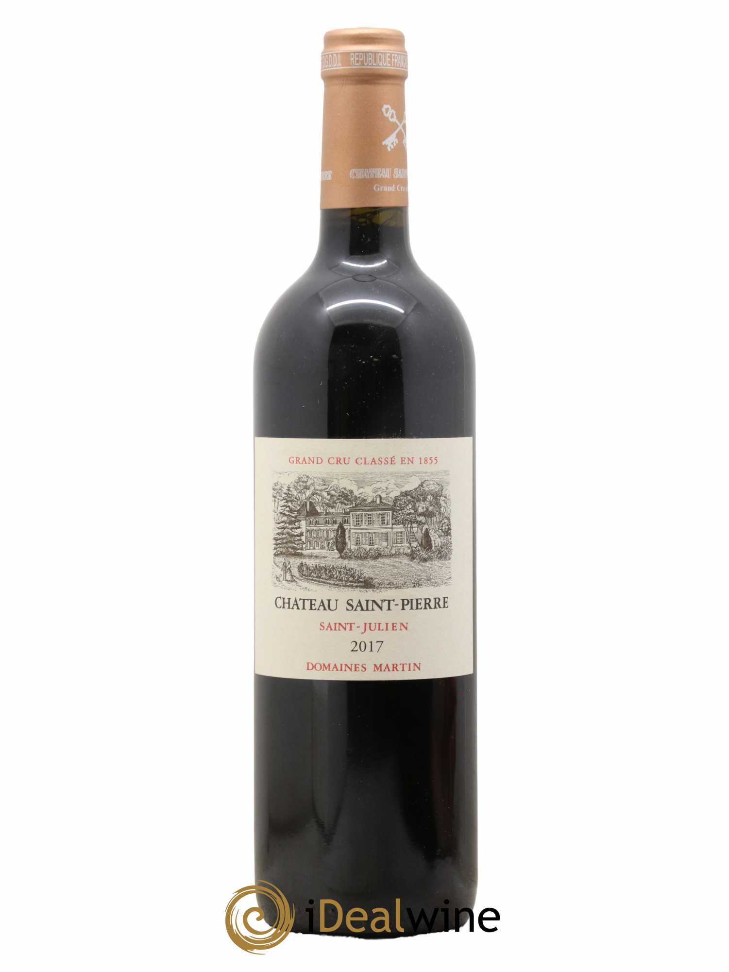 Château Saint-Pierre 4ème Grand Cru Classé 2017 - Lot de 1 bouteille - 0