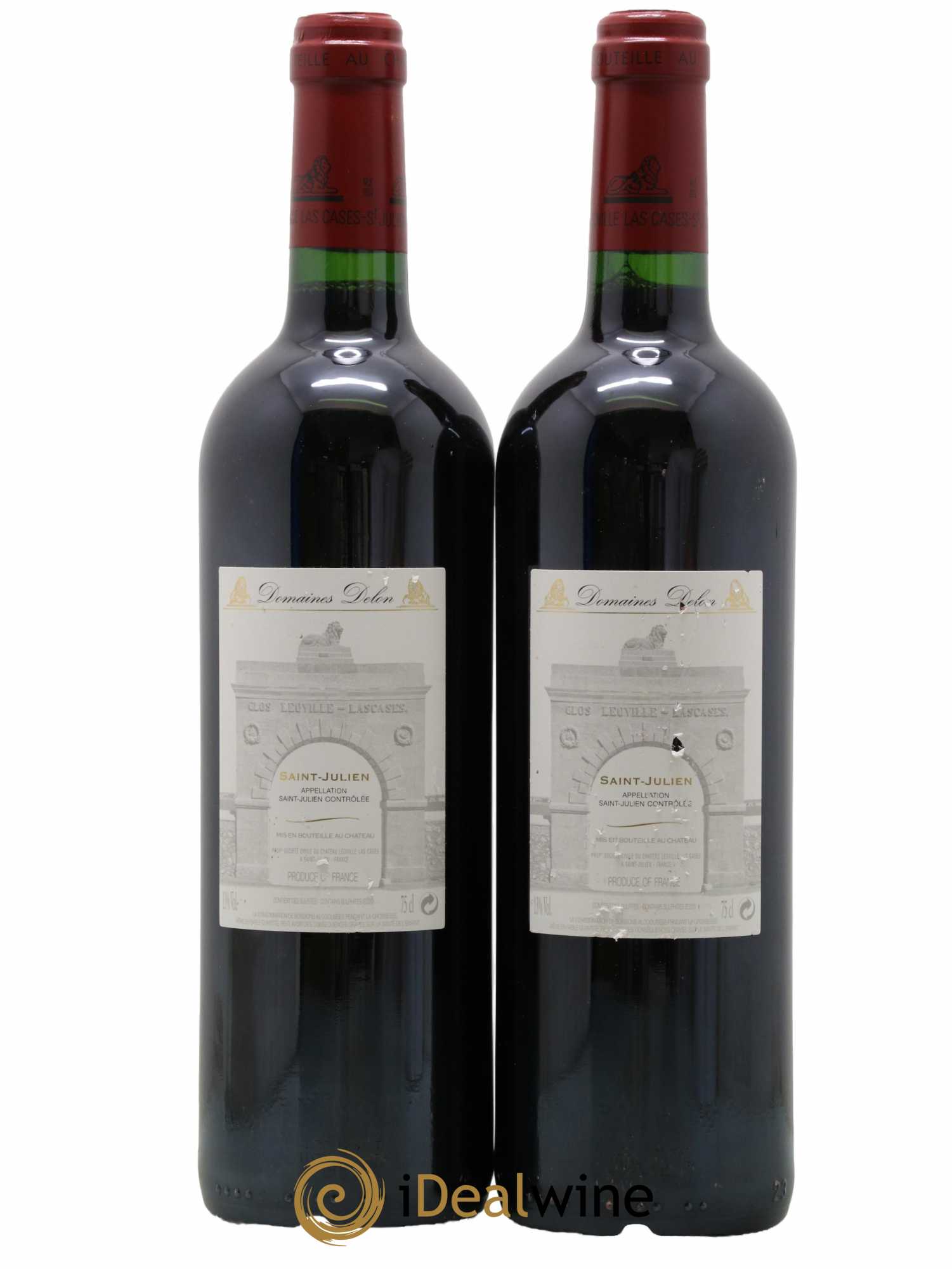 Château Léoville Las Cases 2ème Grand Cru Classé 2005 - Lot of 2 bottles - 1