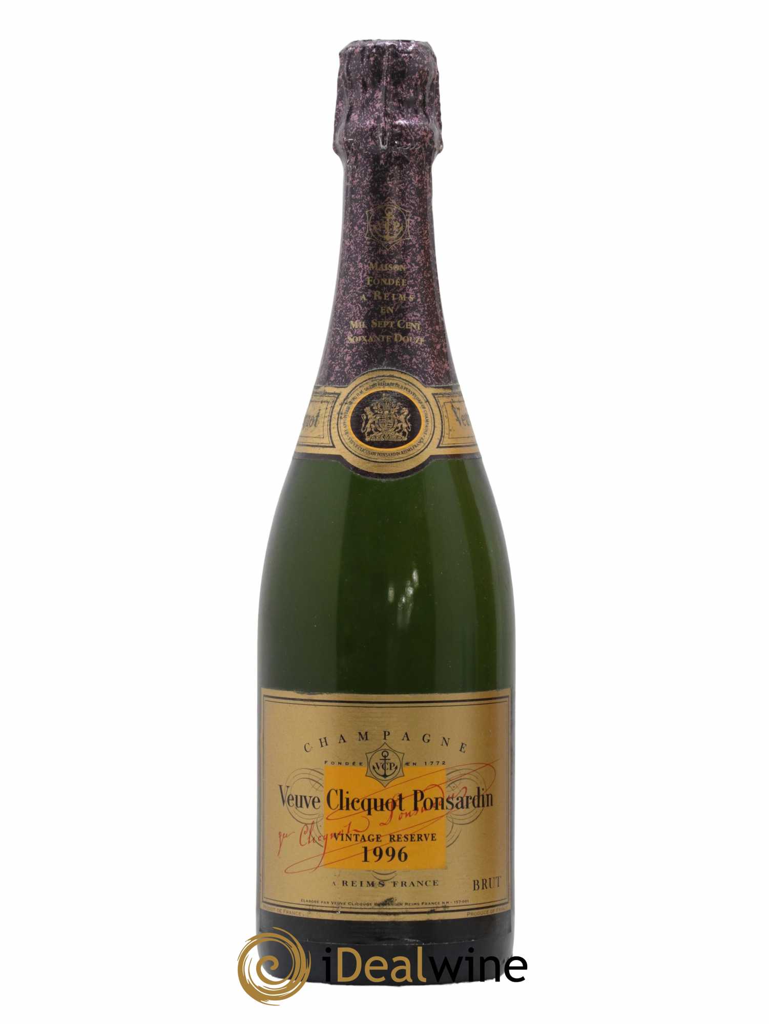 Brut Réserve Veuve Clicquot Ponsardin 1996 - Lot de 1 bouteille - 1