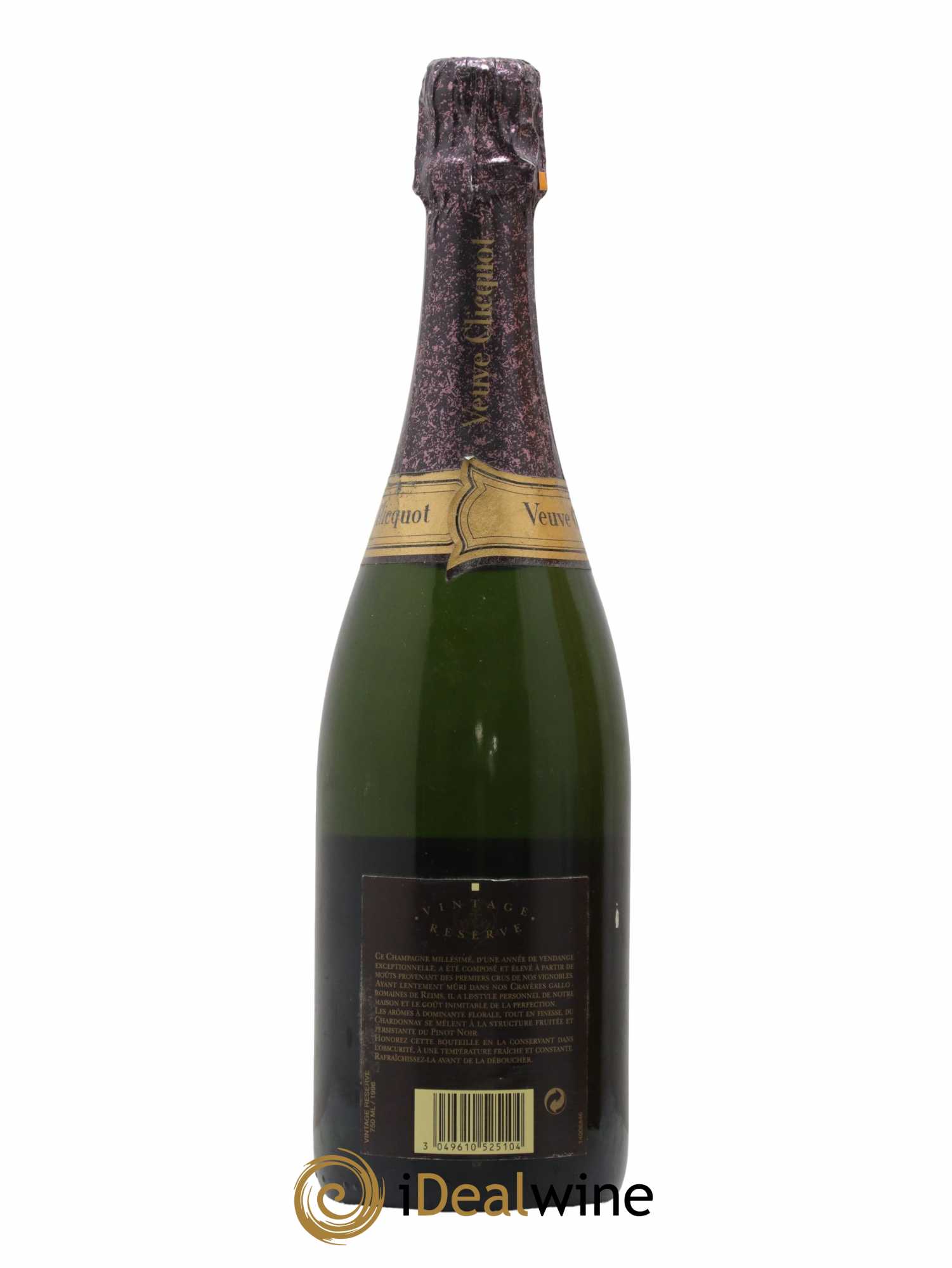 Brut Réserve Veuve Clicquot Ponsardin 1996 - Lot de 1 bouteille - 2