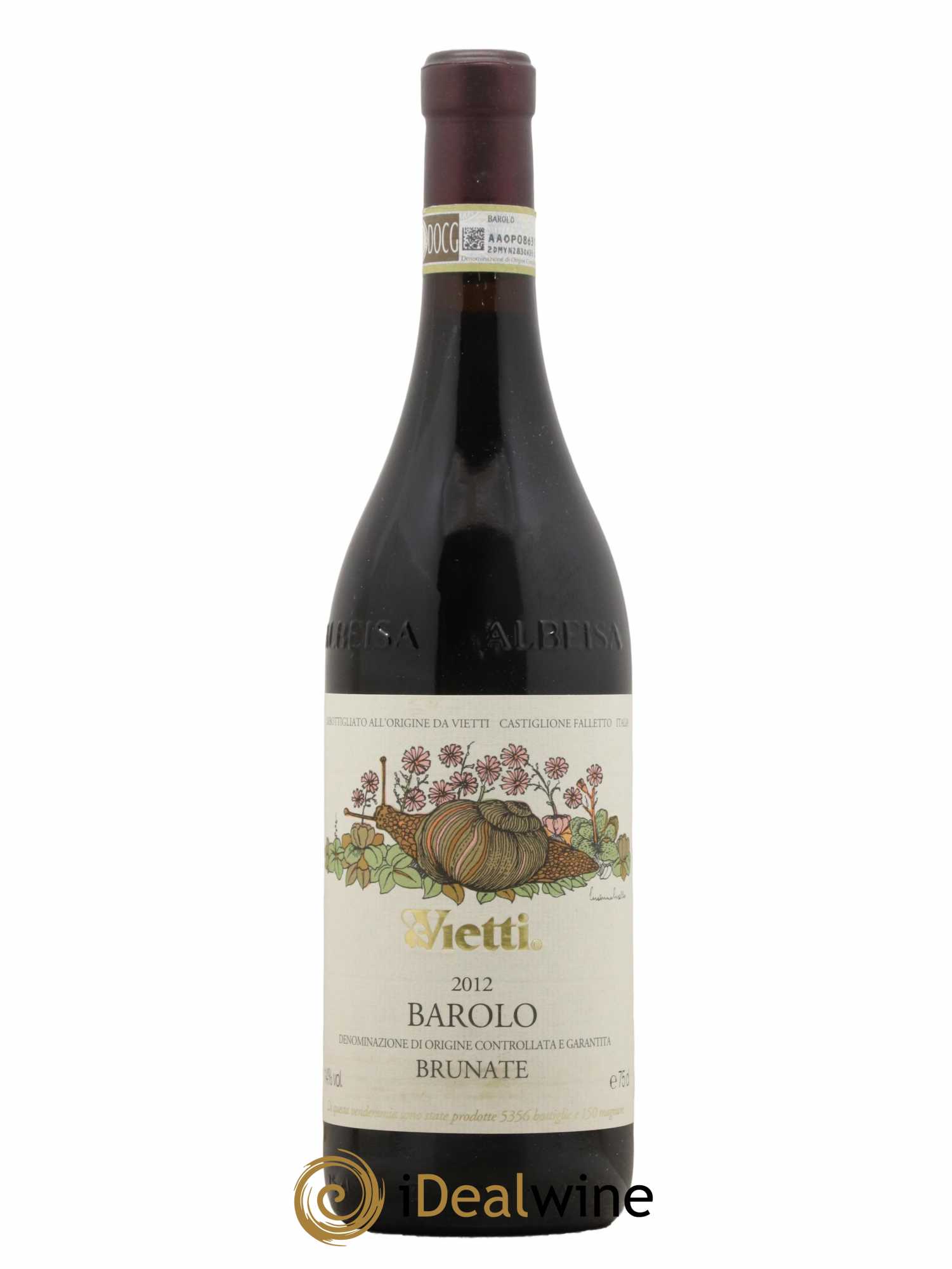 Barolo DOCG Brunate Vietti 2012 - Lot of 1 bottle - 0