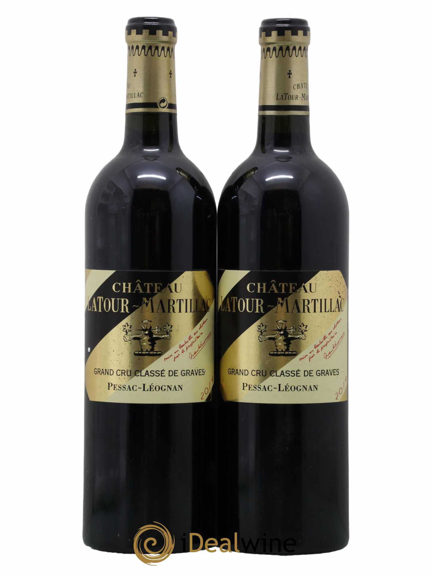 Château Latour-Martillac Cru Classé de Graves 2014 - Posten von 2 Flaschen - 0