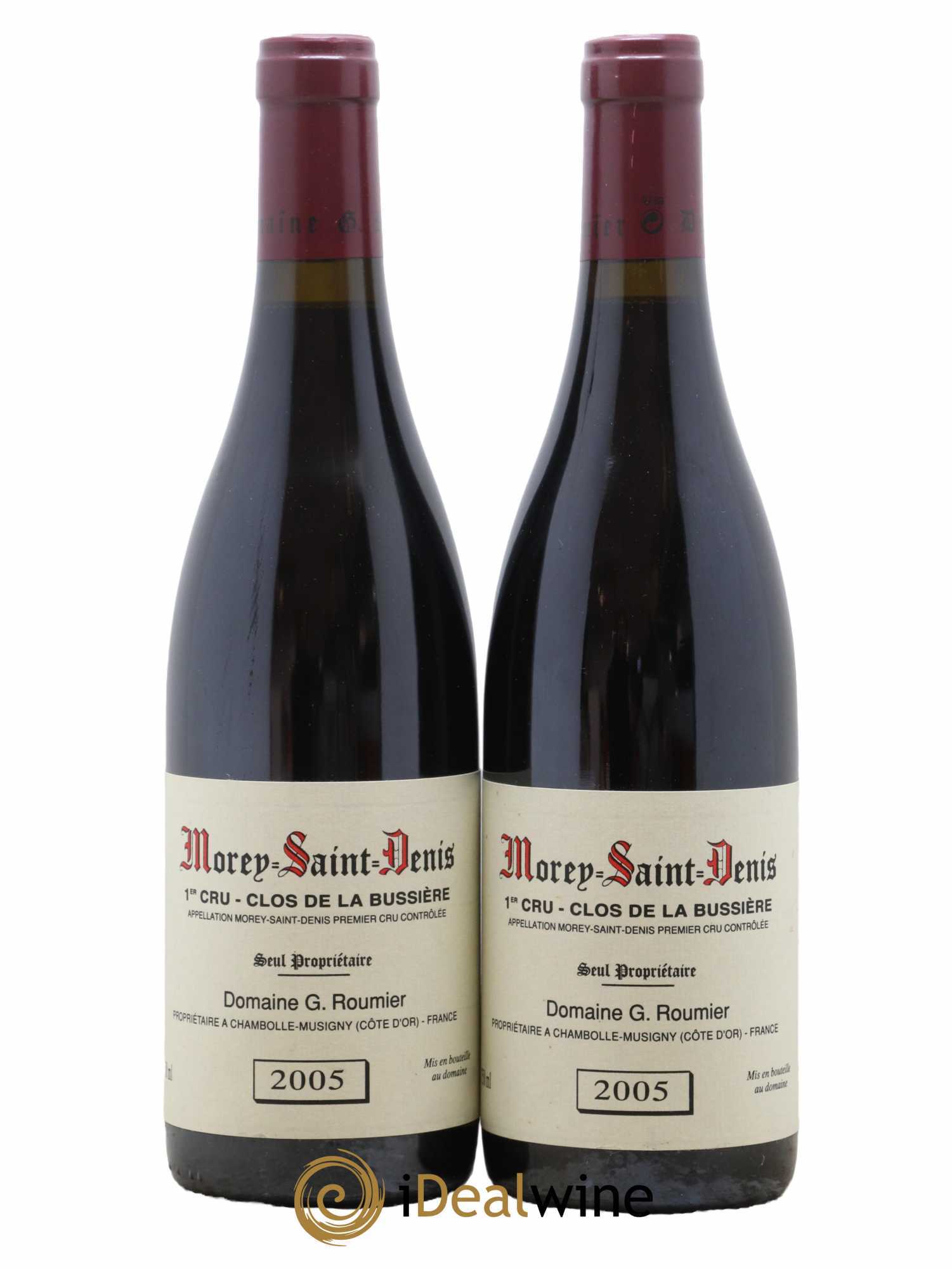 Morey Saint-Denis 1er Cru Clos de la Bussière Georges Roumier (Domaine) 2005 - Lotto di 2 bottiglie - 0