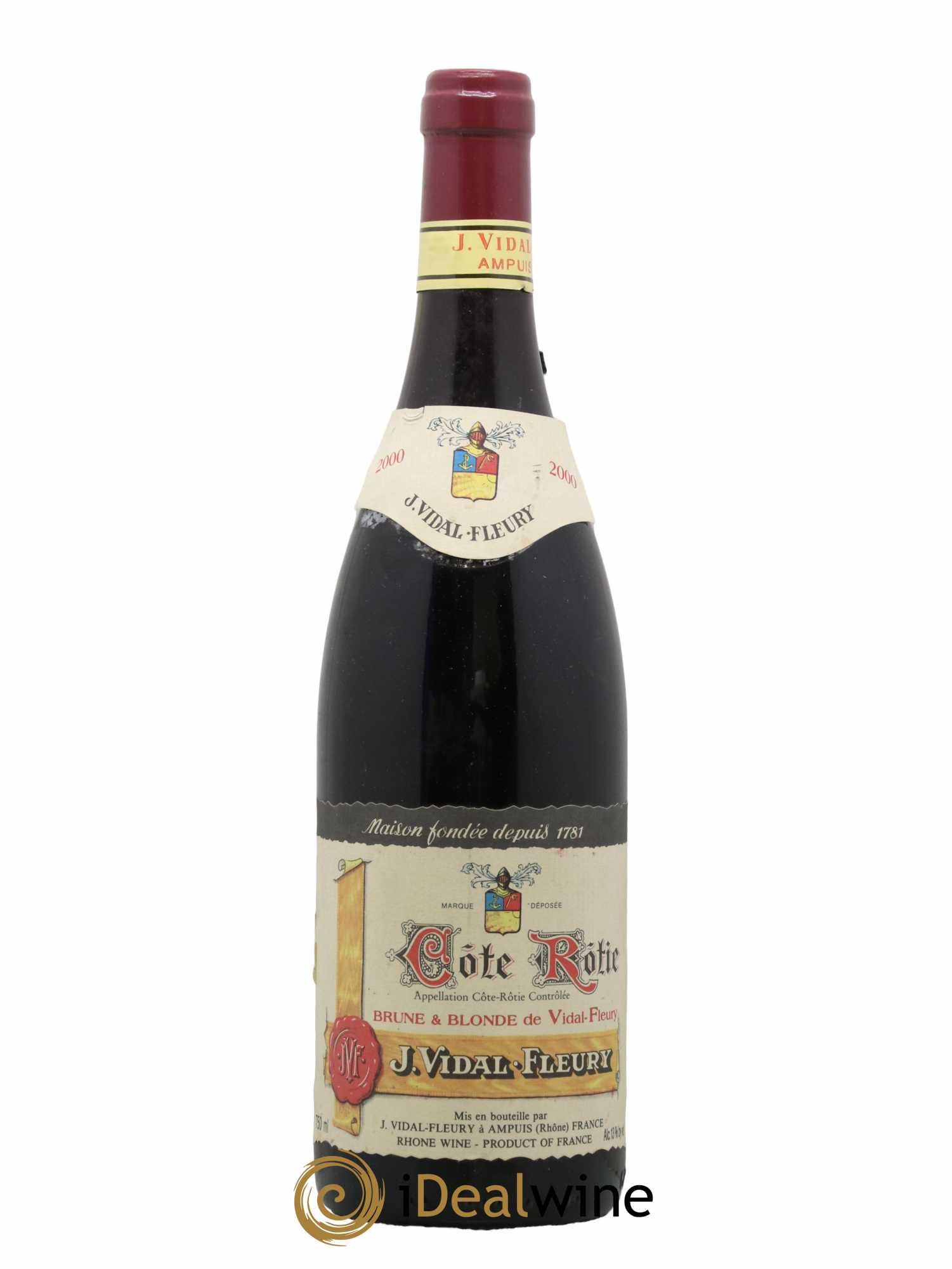 Côte-Rôtie Brune et Blonde Vidal Fleury 2000 - Lot of 1 bottle - 0