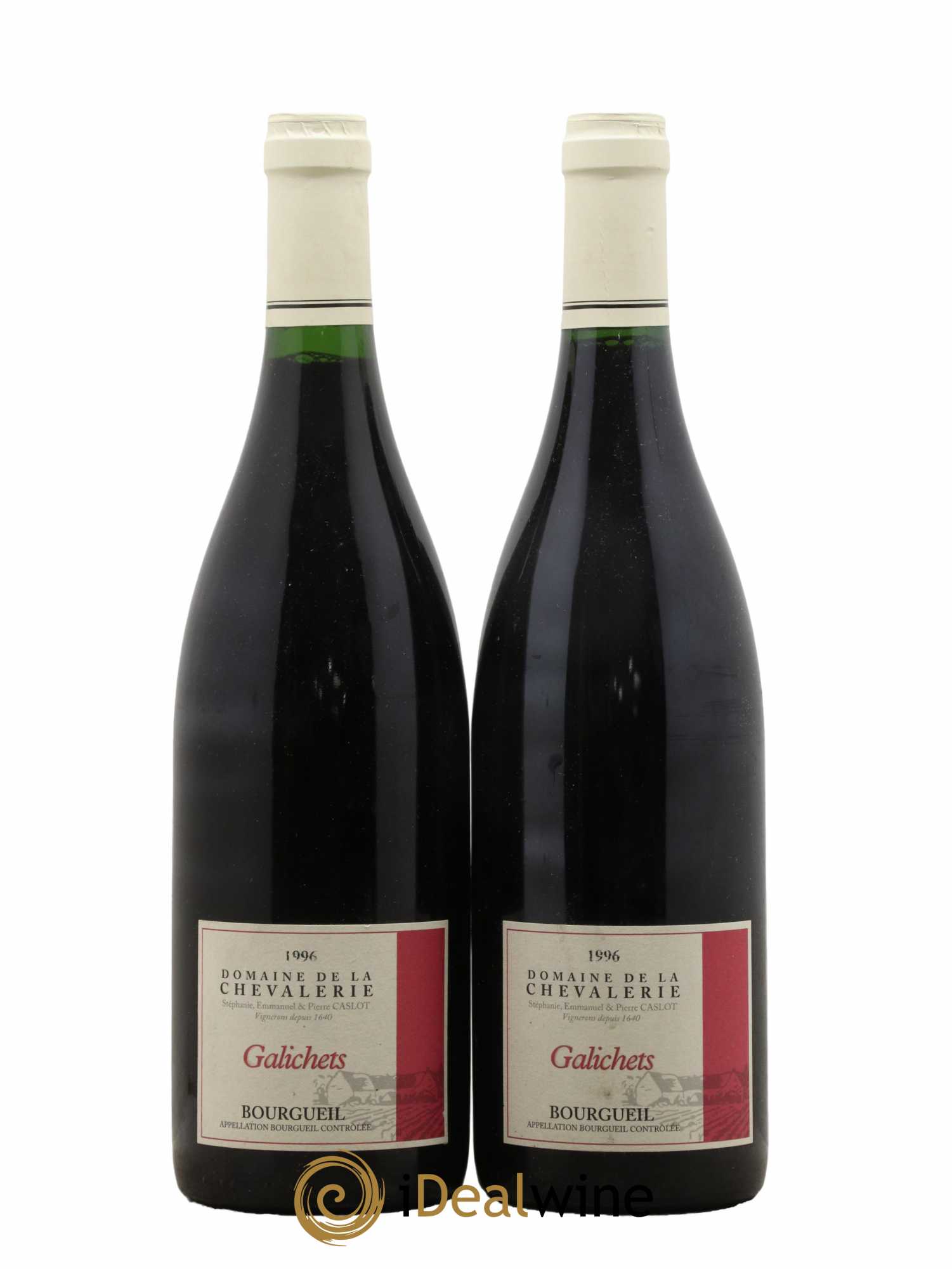 Bourgueil Galichets Domaine de la Chevalerie 1996 - Posten von 2 Flaschen - 0