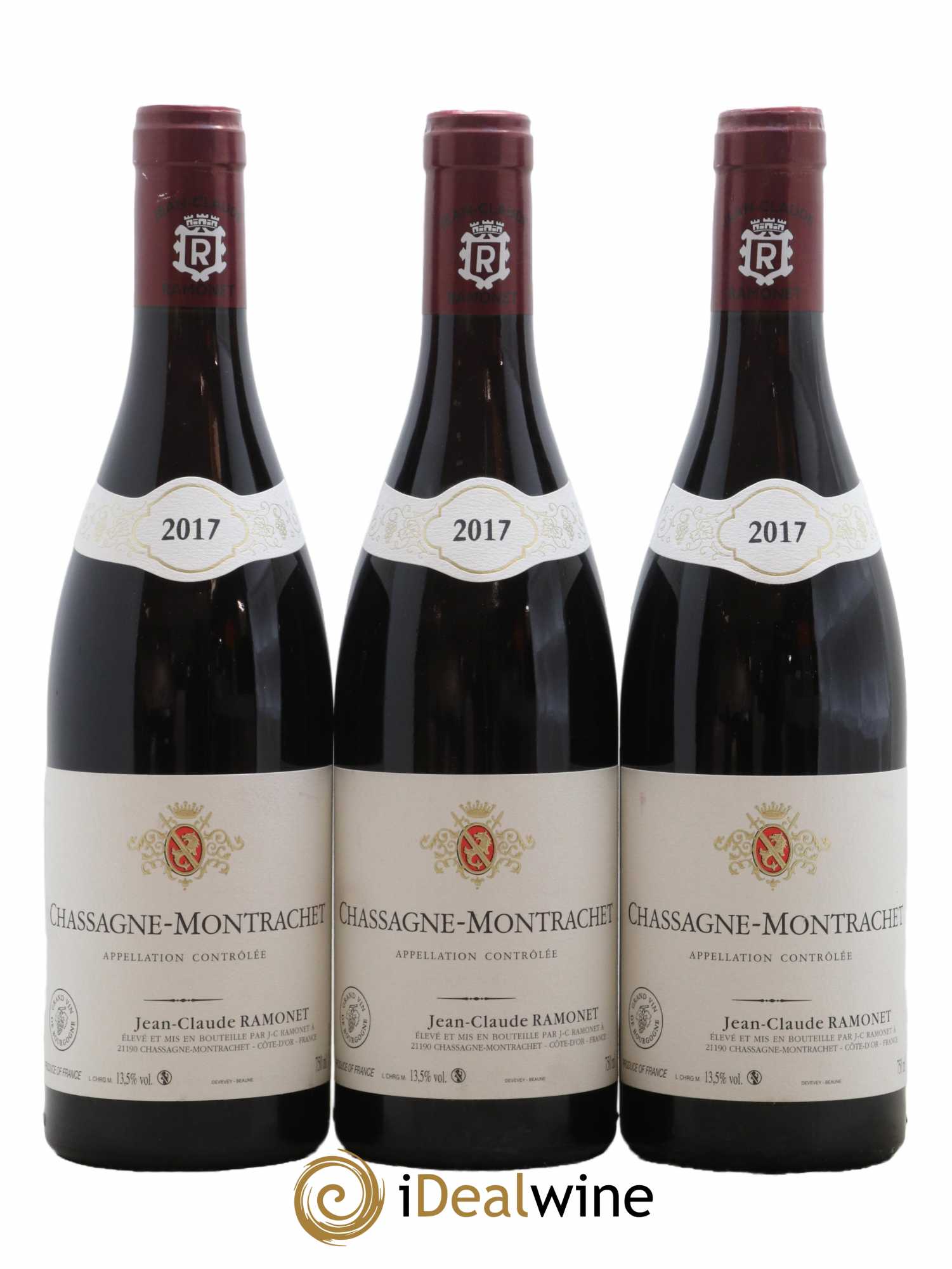 Chassagne-Montrachet Ramonet (Domaine) 2017 - Lot de 3 bouteilles - 0