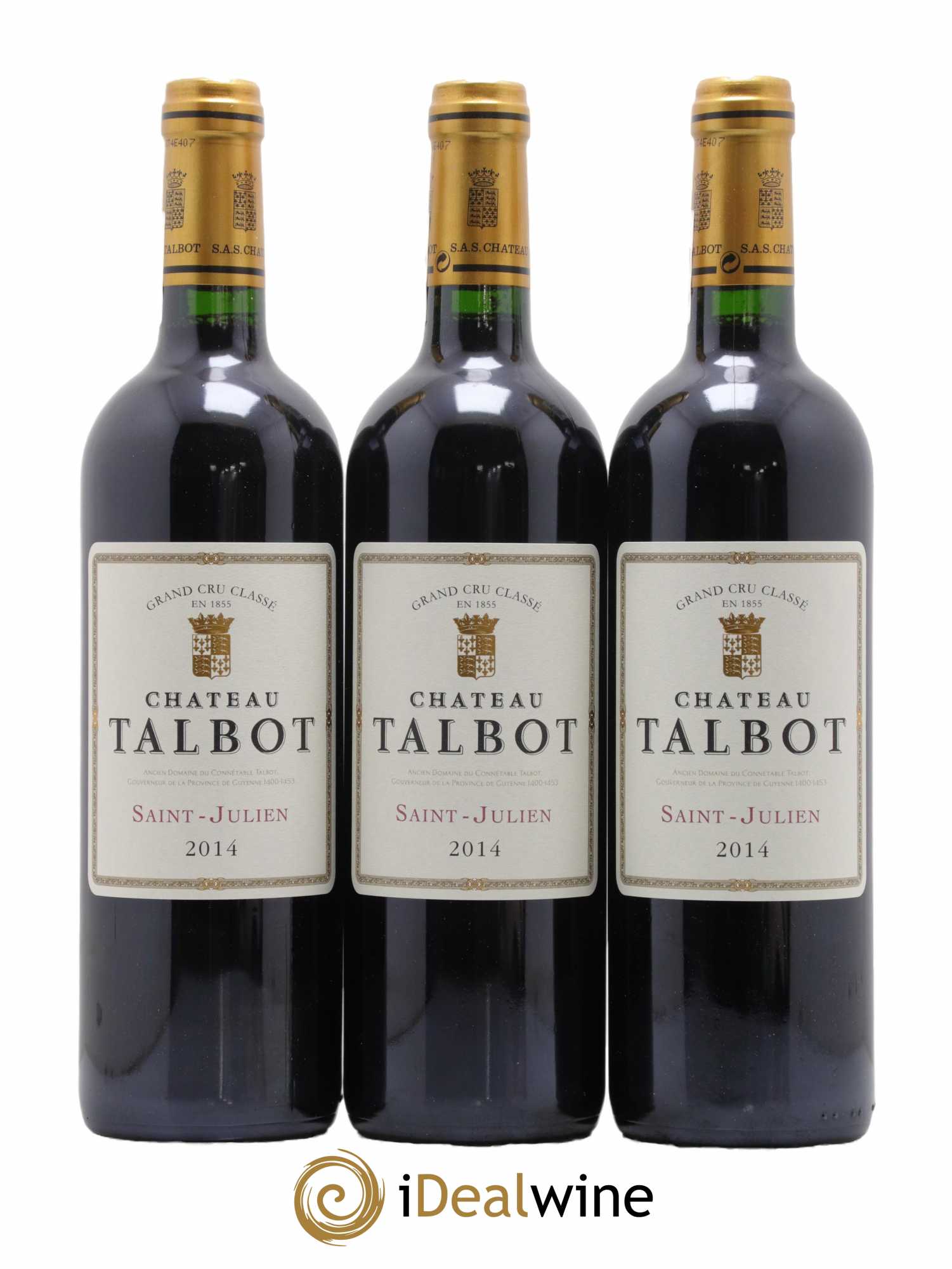 Château Talbot 4ème Grand Cru Classé  2014 - Lot de 6 bouteilles - 1