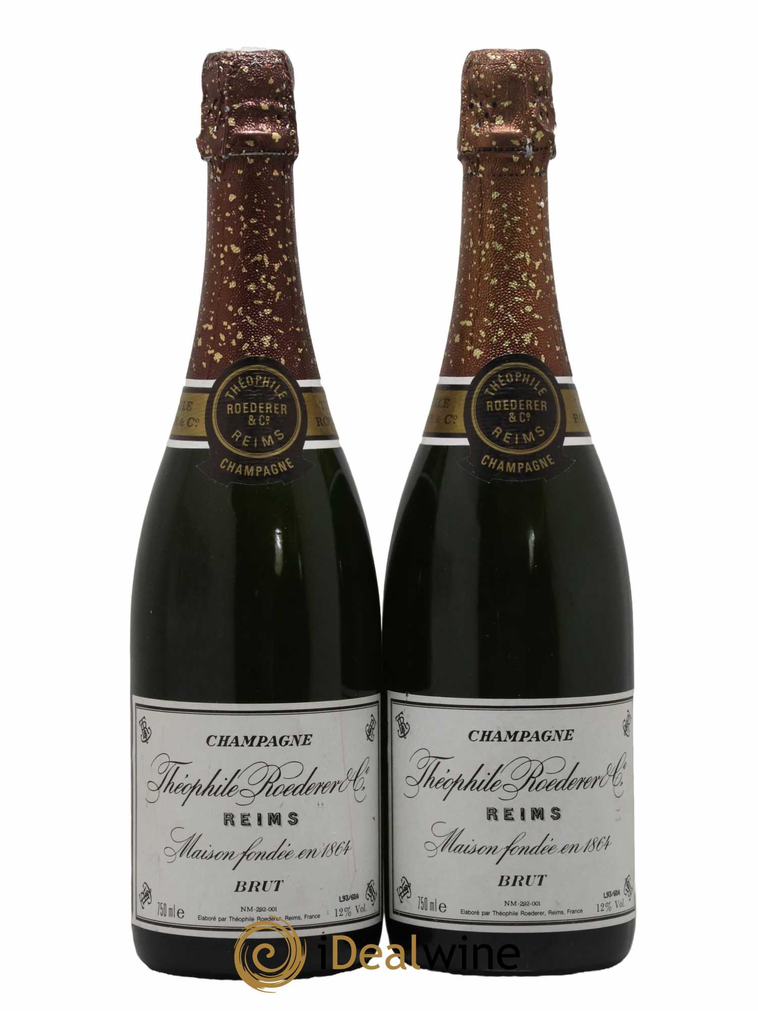 Champagne Brut Théophile Maison Louis Roederer - Posten von 2 Flaschen - 0