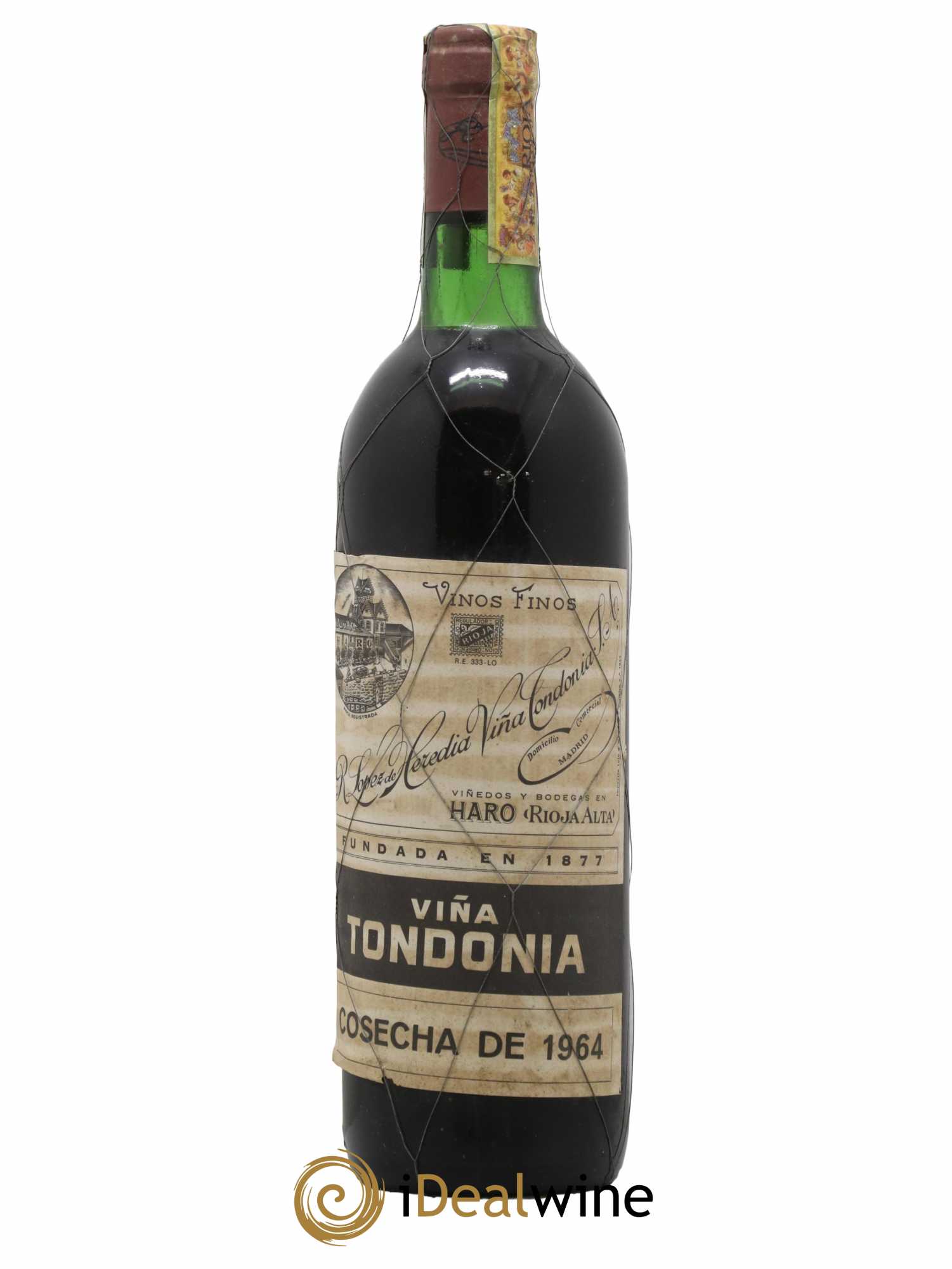 Rioja Gran Reserva Vina Tondonia R. Lopez de Heredia  1964 - Lot of 1 bottle - 0