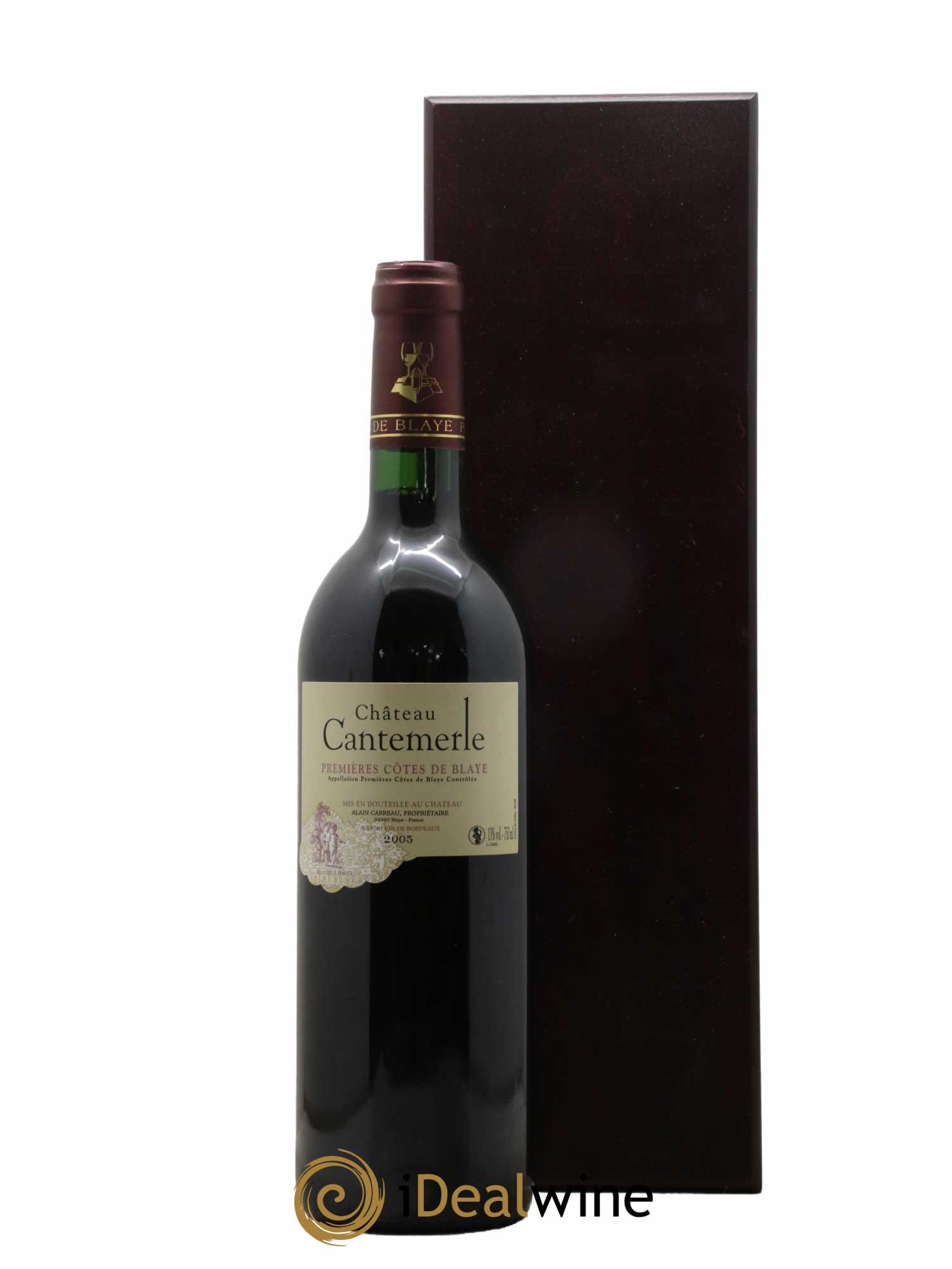 Premières-Côtes-de-Blaye (Blaye-Côtes-de-Bordeaux) Château Cantemerle 2005 - Lot de 1 bouteille - 0