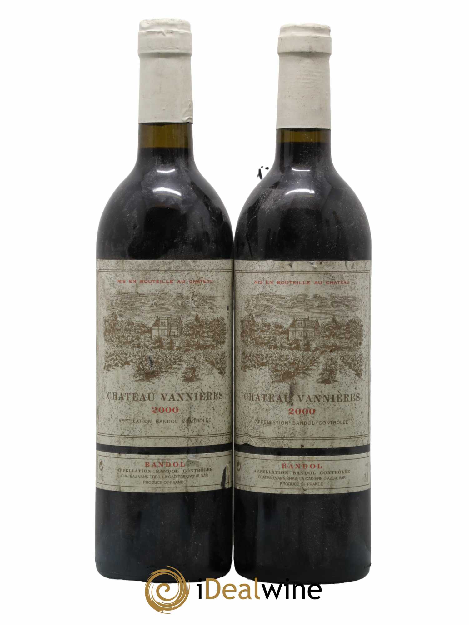 Bandol Château Vannières Éric et Charles-Éric Boisseaux 2000 - Posten von 2 Flaschen - 0