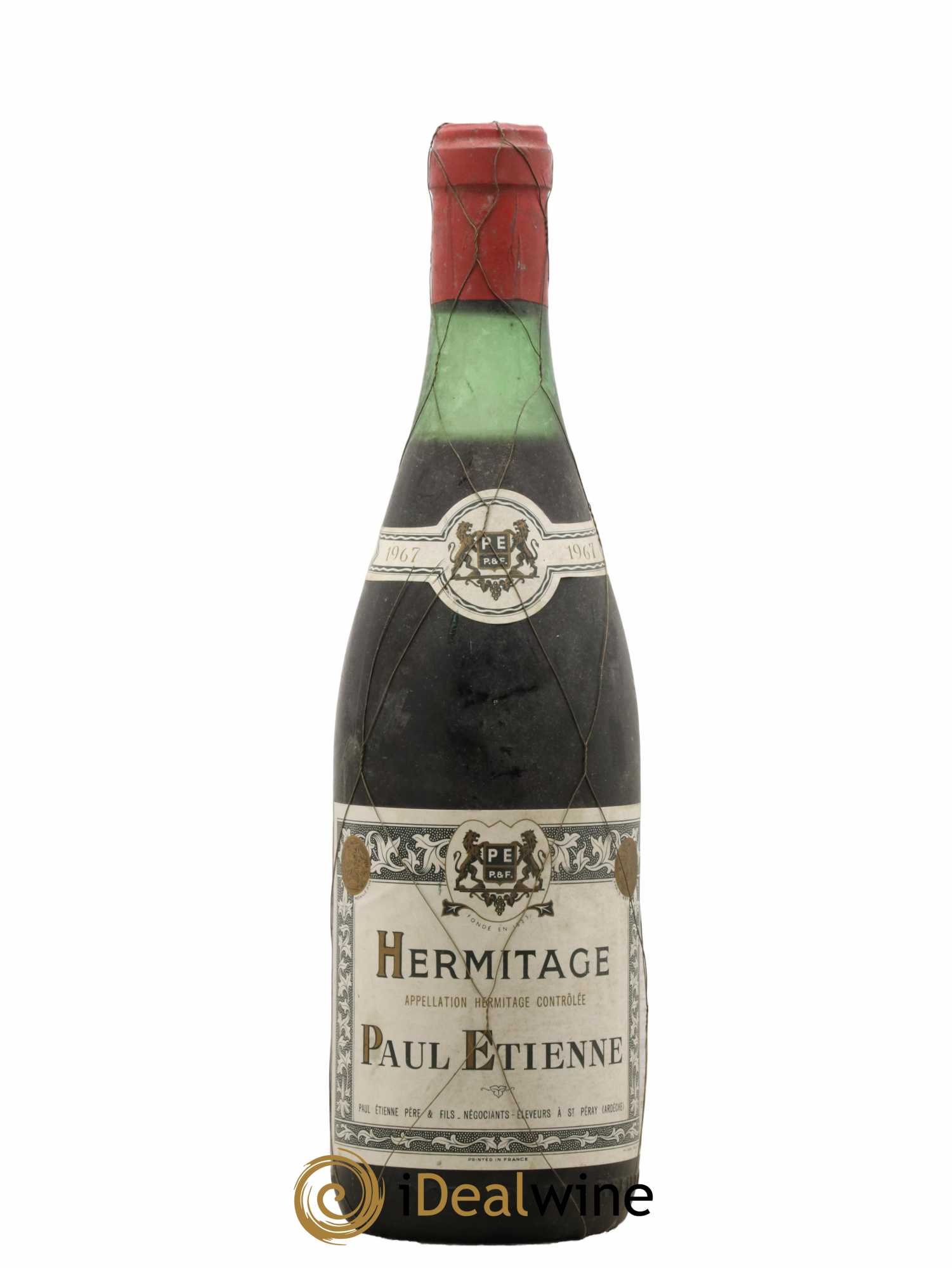 Hermitage Domaine Paul Etienne 1967 - Lotto di 1 bottiglia - 0