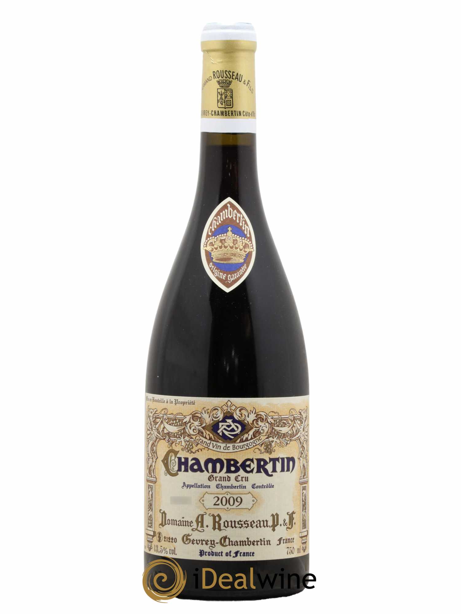 Chambertin Grand Cru Armand Rousseau (Domaine) 2009 - Lot de 1 bouteille - 0