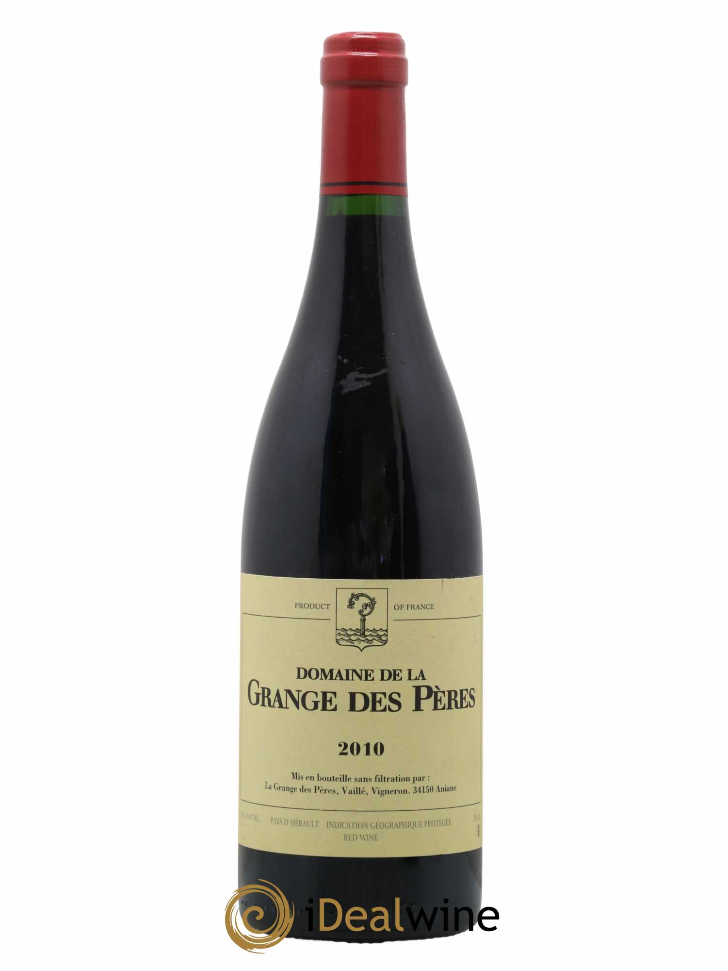 IGP Pays d'Hérault Grange des Pères Laurent Vaillé 2010 - Lot de 1 bouteille - 0