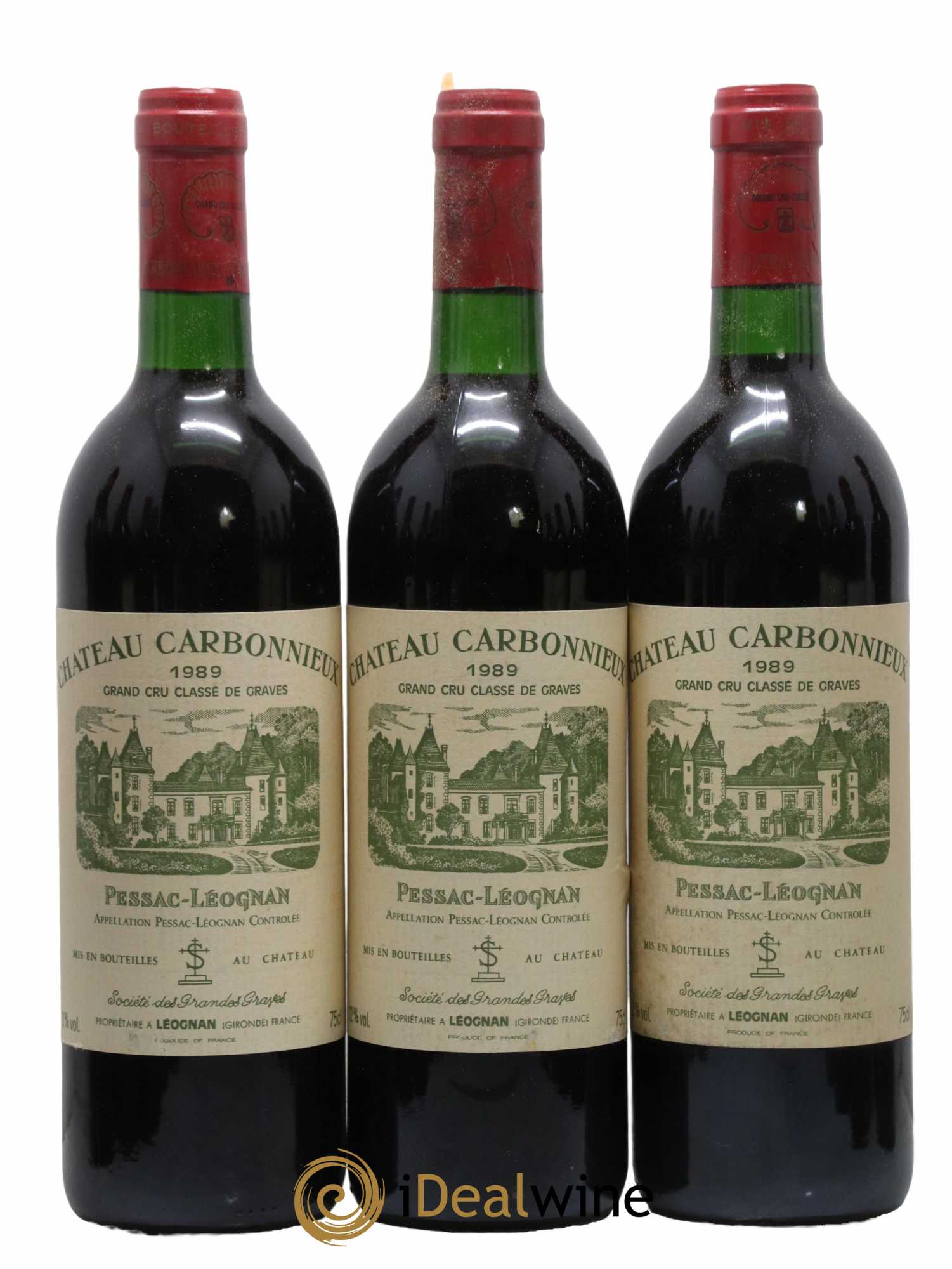 Château Carbonnieux Cru Classé de Graves 1989 - Posten von 12 Flaschen - 1