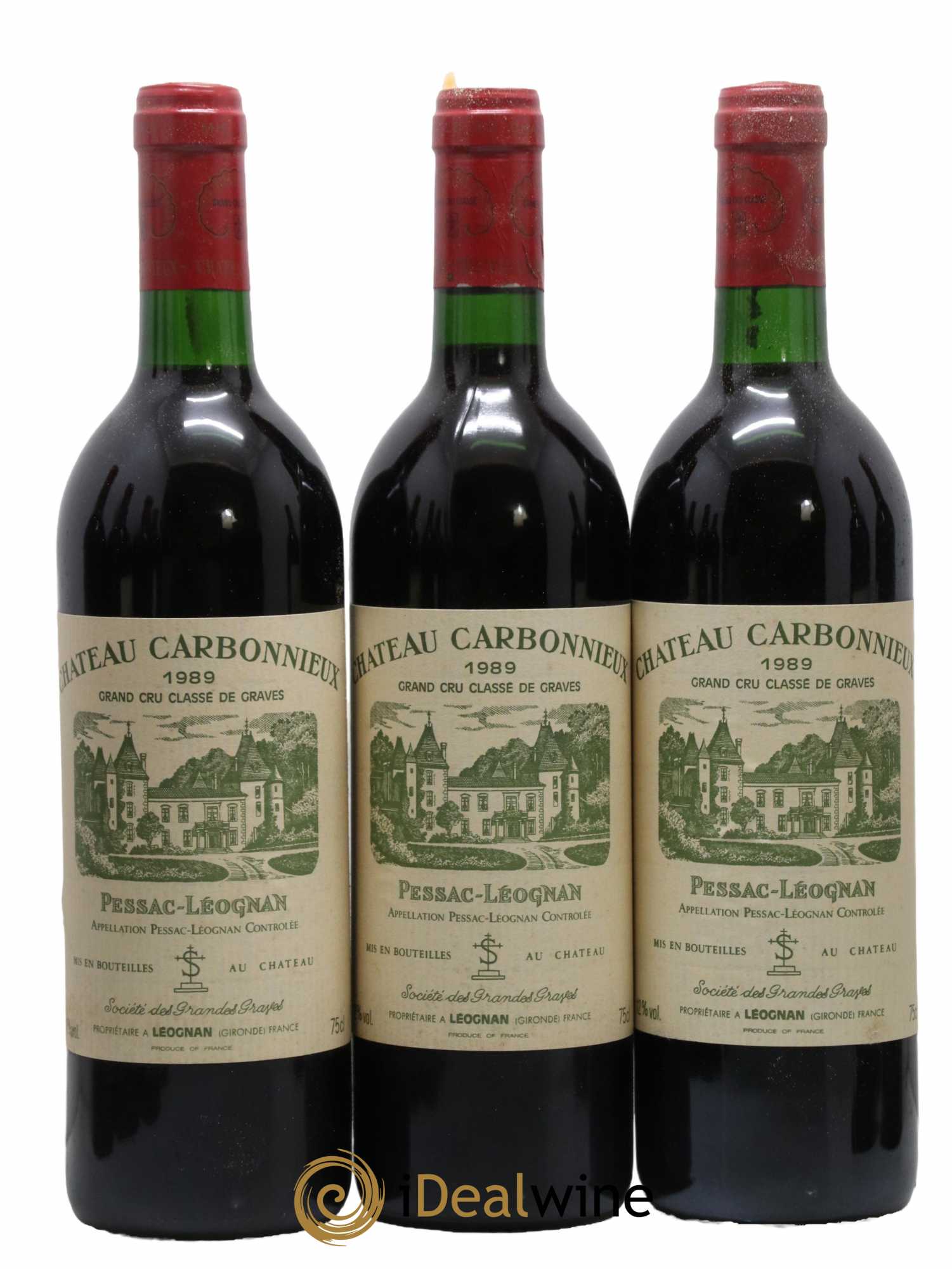 Château Carbonnieux Cru Classé de Graves 1989 - Lotto di 12 bottiglie - 2