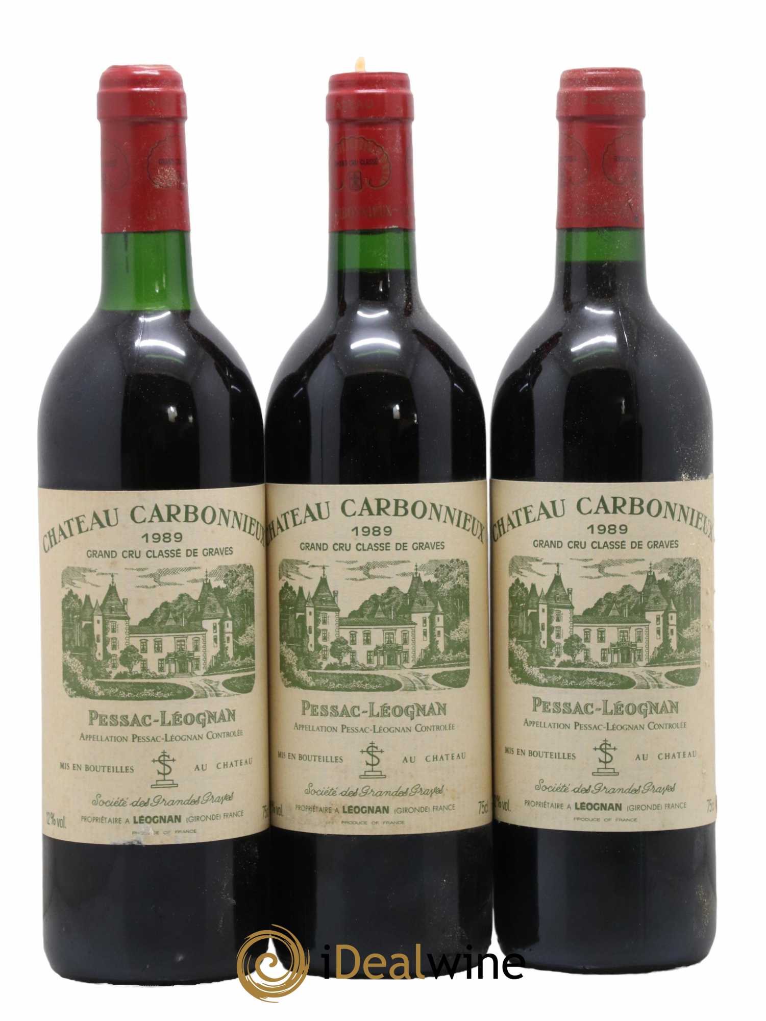 Château Carbonnieux Cru Classé de Graves 1989 - Posten von 12 Flaschen - 4