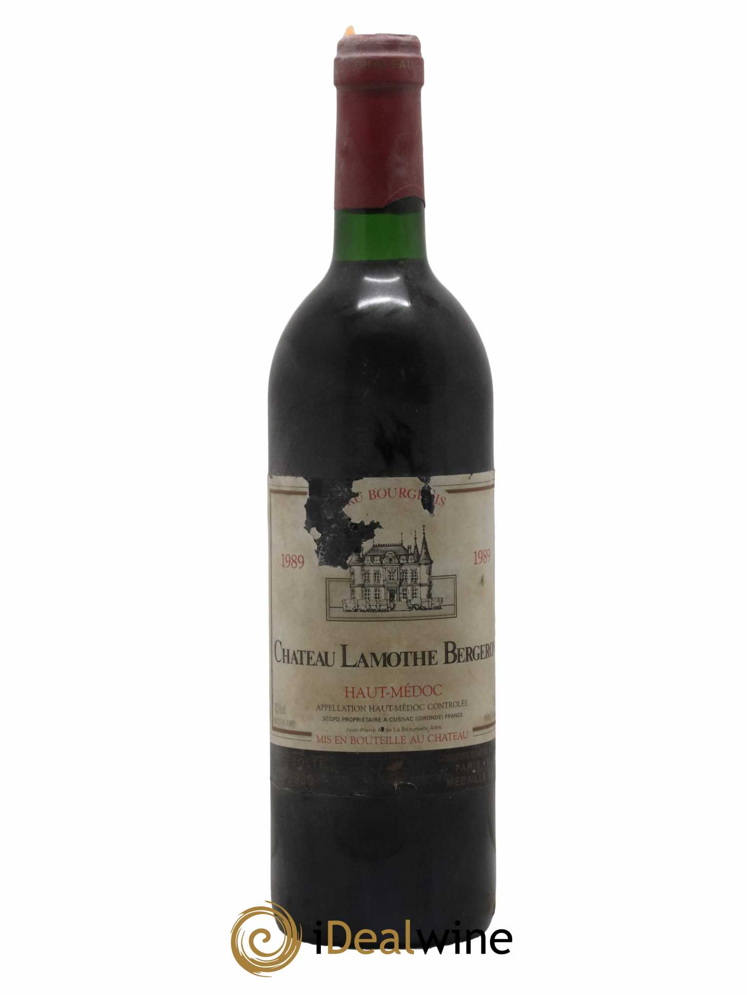 Château Lamothe Bergeron Cru Bourgeois 1989 - Lot of 1 bottle - 0