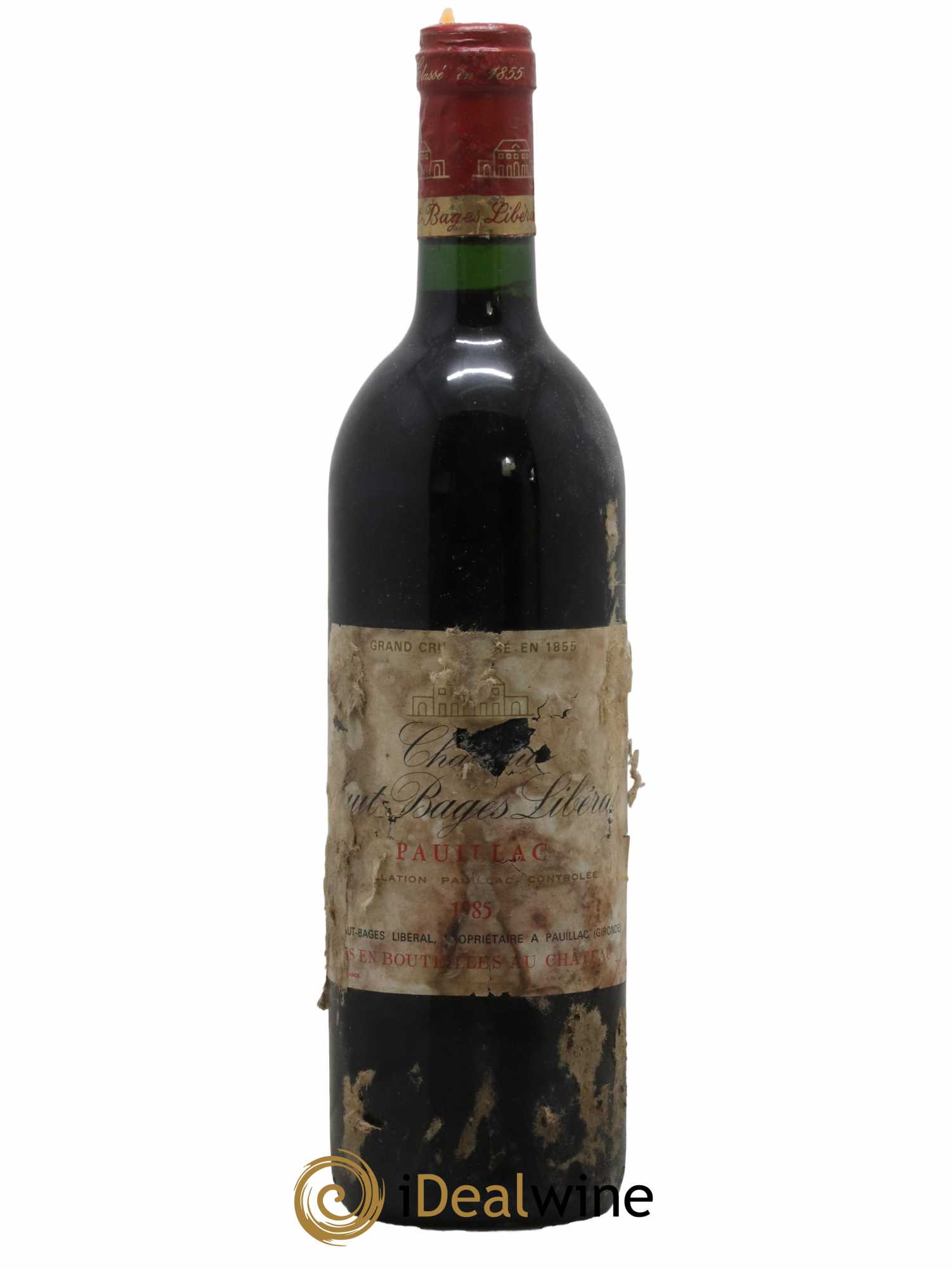 Château Haut Bages Libéral 5ème Grand Cru Classé 1985 - Lot de 1 bouteille - 0