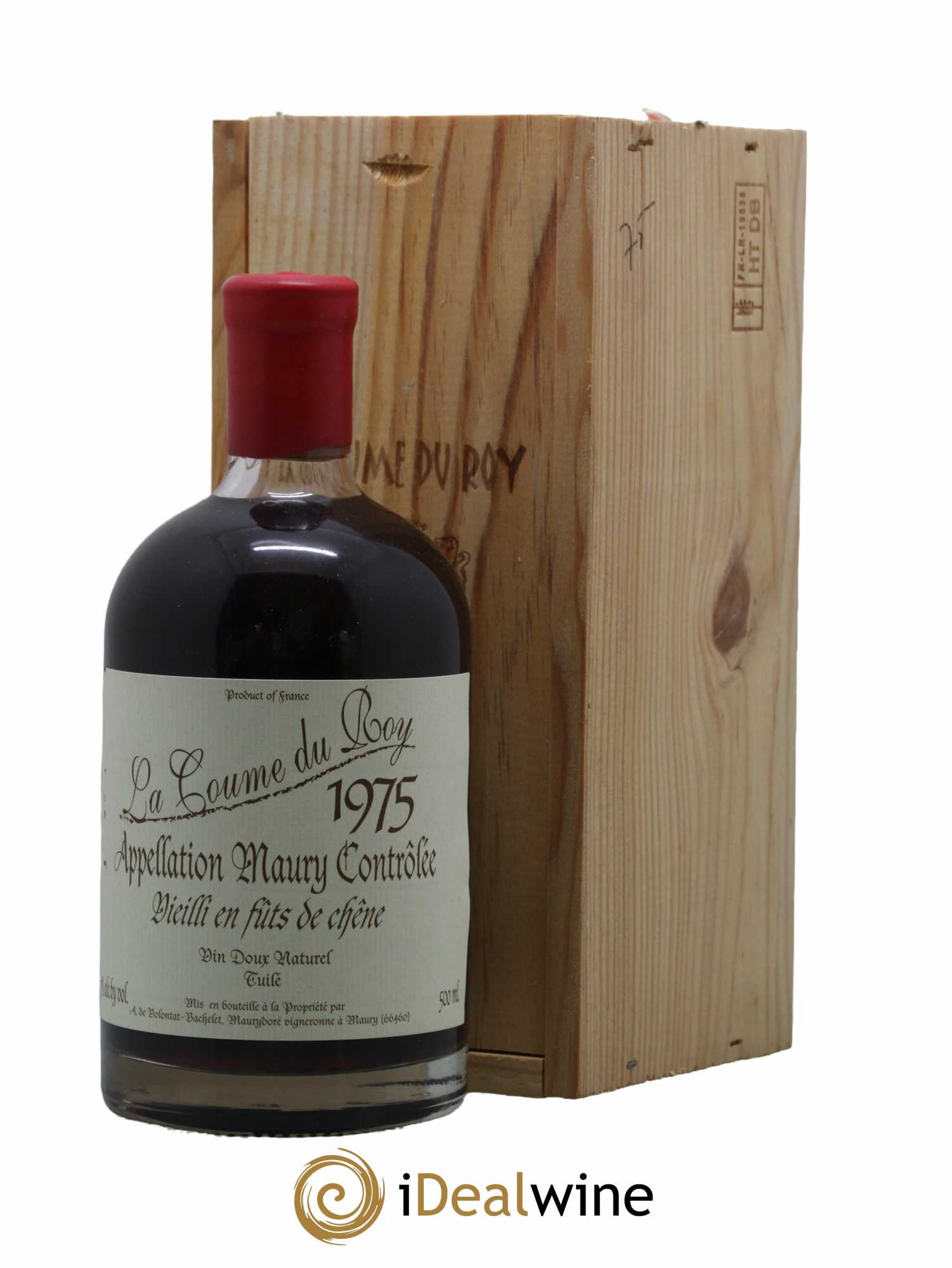 Maury Vin Doux Naturel Domaine de la Coume du Roy 50 cl 1975 - Lot de 1 bouteille - 0