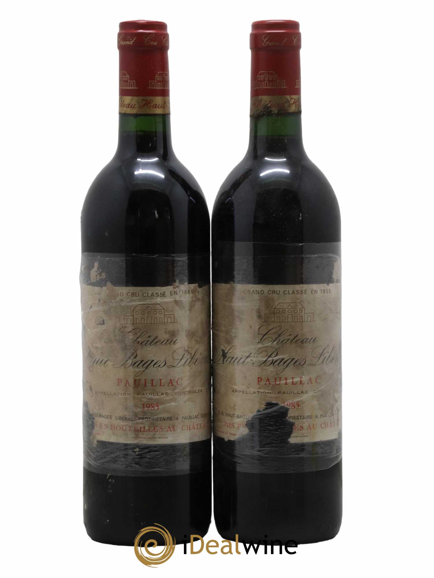 Château Haut Bages Libéral 5ème Grand Cru Classé 1985 - Lot de 2 bouteilles - 0