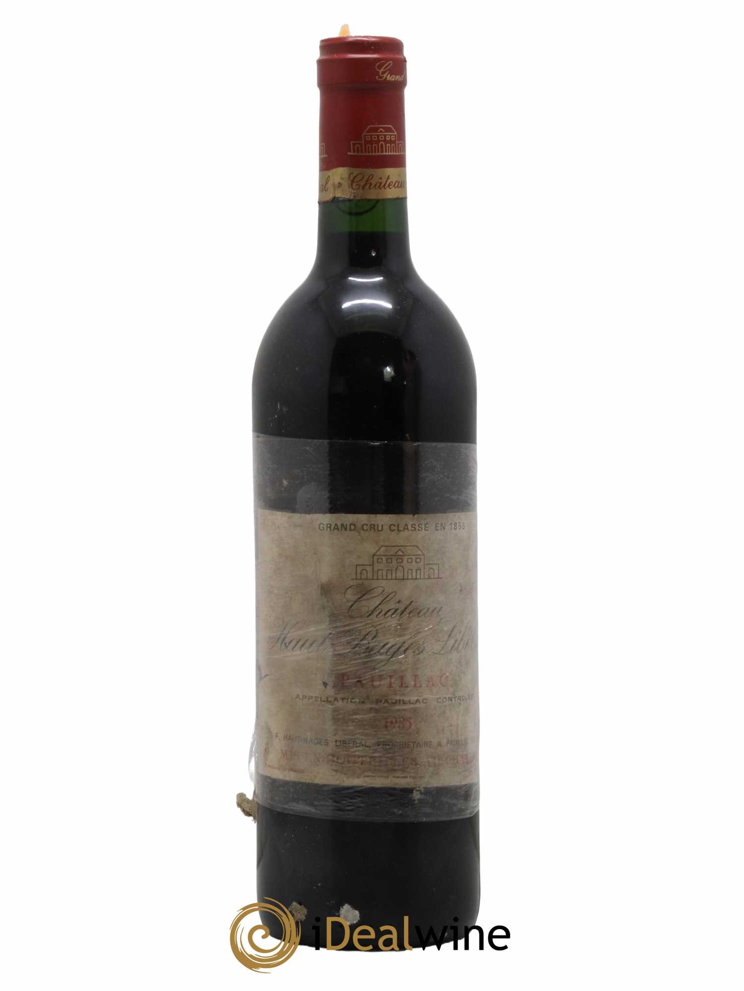 Château Haut Bages Libéral 5ème Grand Cru Classé 1985 - Lot de 1 bouteille - 0