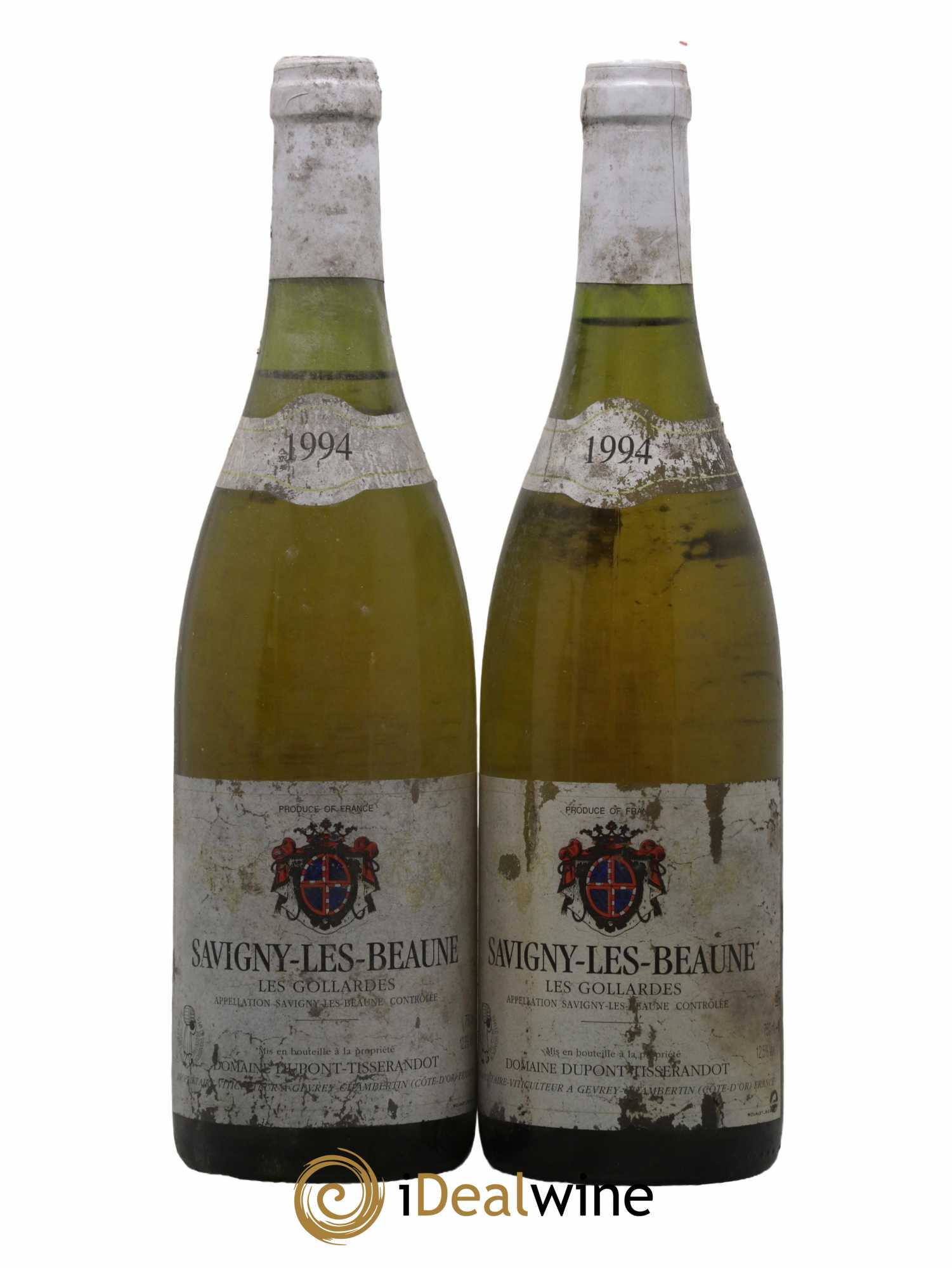 Savigny-lès-Beaune Les Gollardes Domaine Dupont-Tisserandot 1994 - Lot de 2 bouteilles - 0