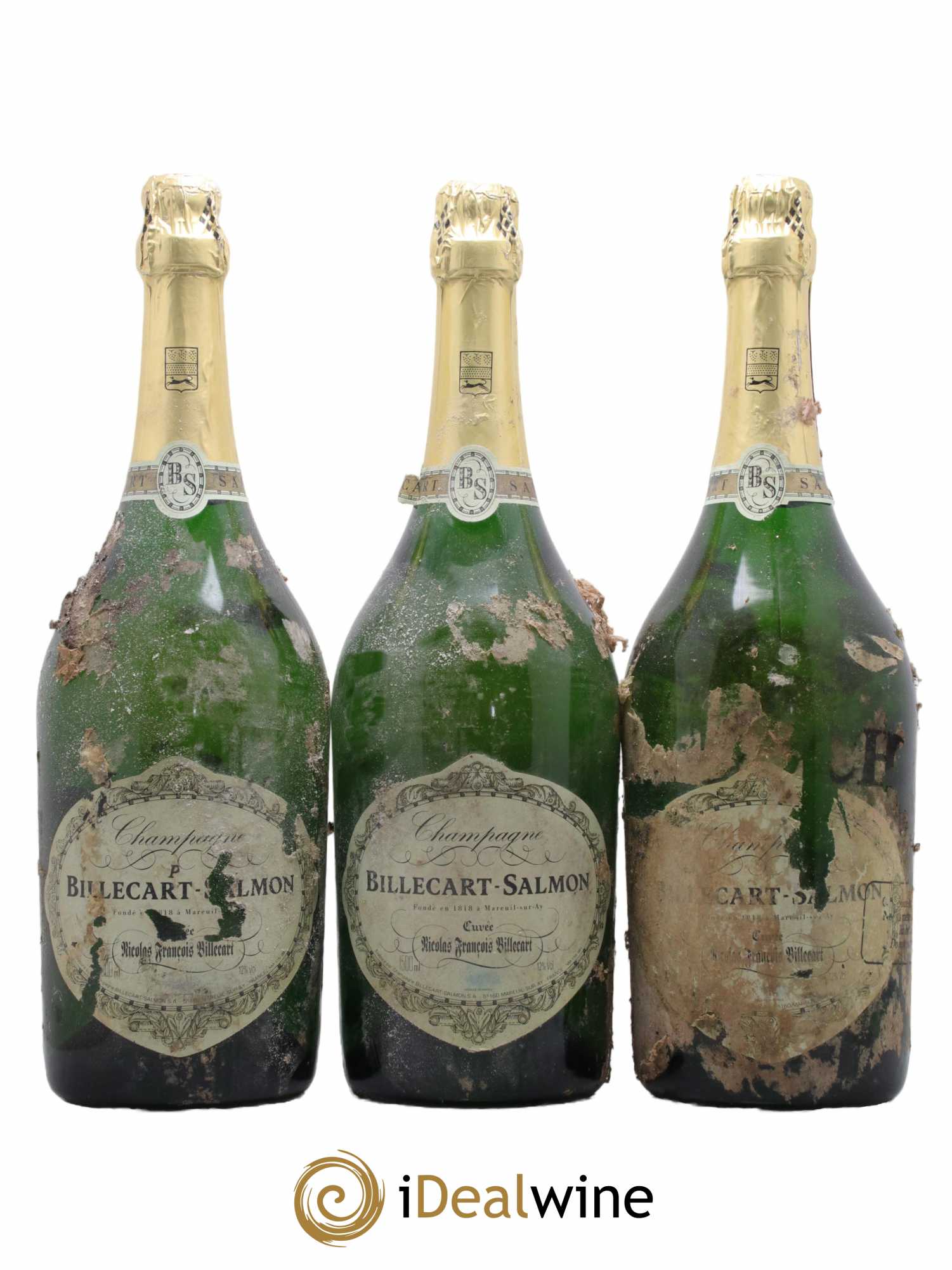 Brut Nicolas François Billecart Billecart-Salmon - Lot of 3 magnums - 0