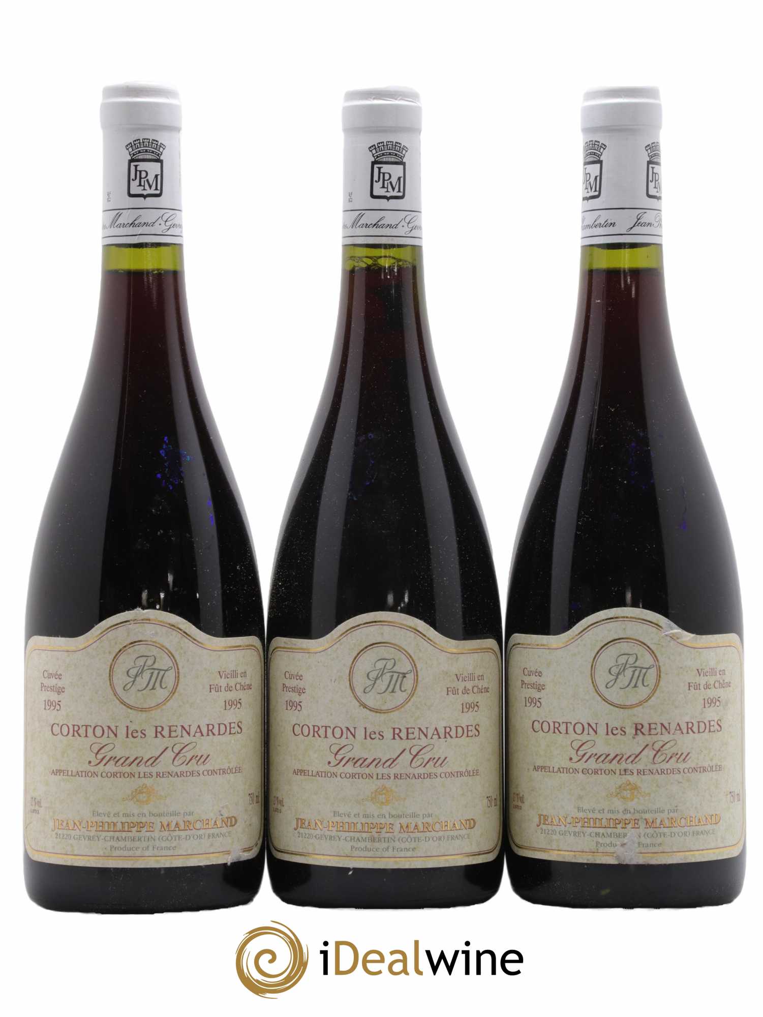 Corton Grand Cru Les Renardes Domaine Jean-Philippe Marchand 1995 - Posten von 3 Flaschen - 0