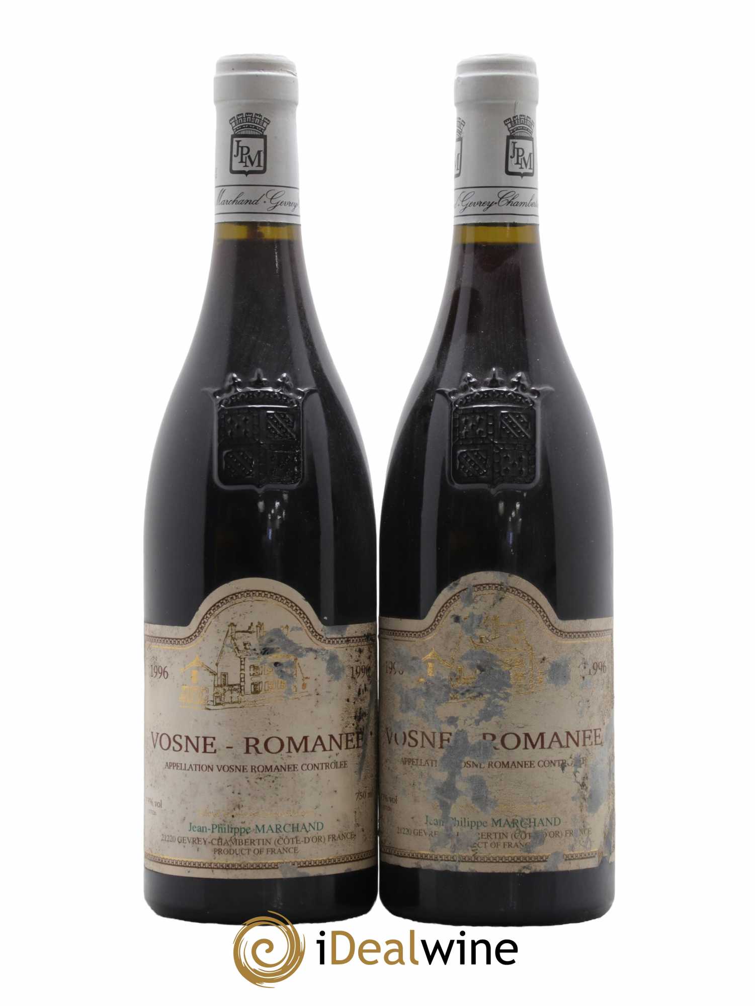 Vosne-Romanée Domaine Marchand 1996 - Lotto di 2 bottiglie - 0