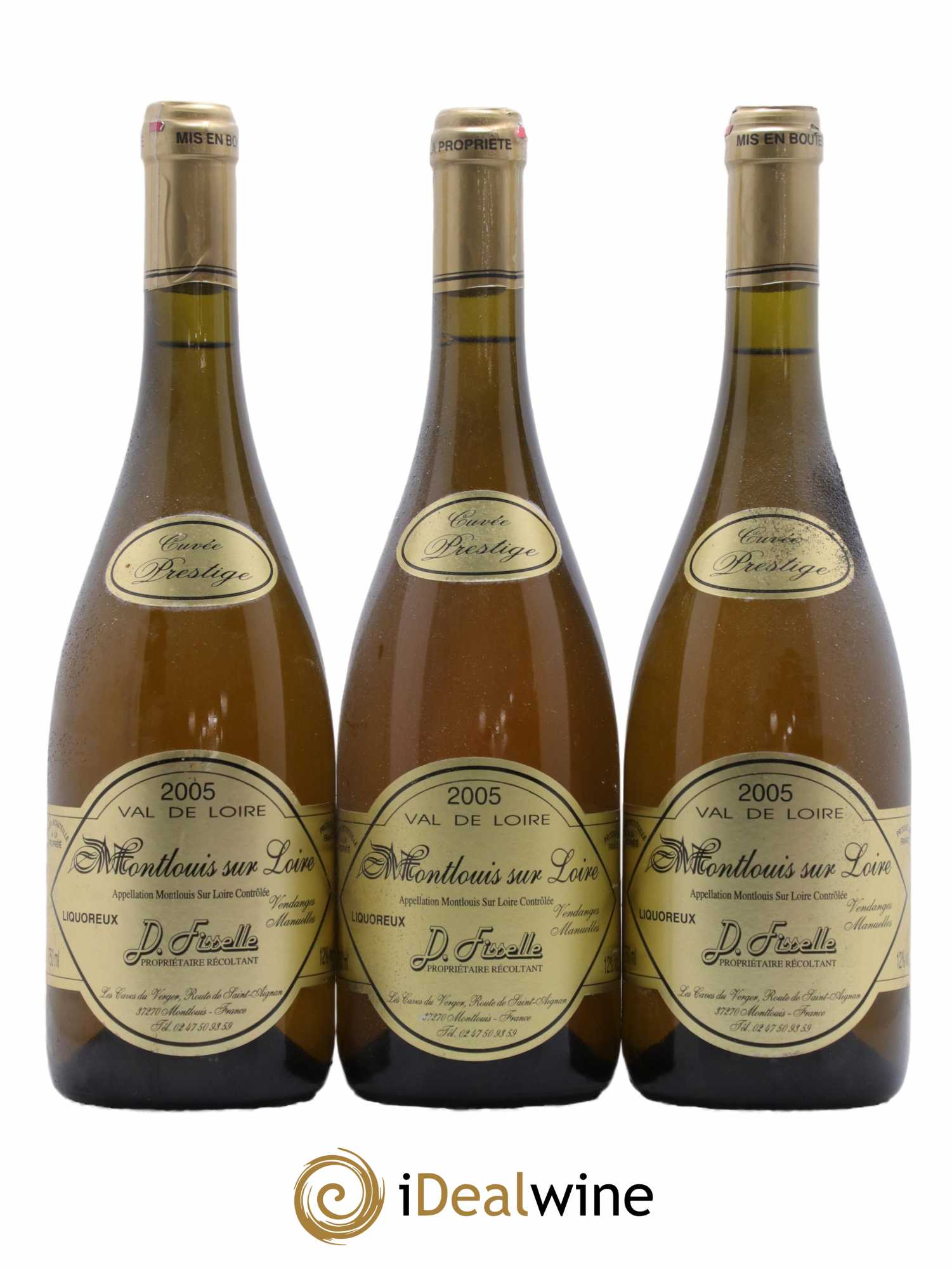 Montlouis-sur-Loire Cuvée Prestige Domaine Fisselle 2005 - Posten von 3 Flaschen - 0