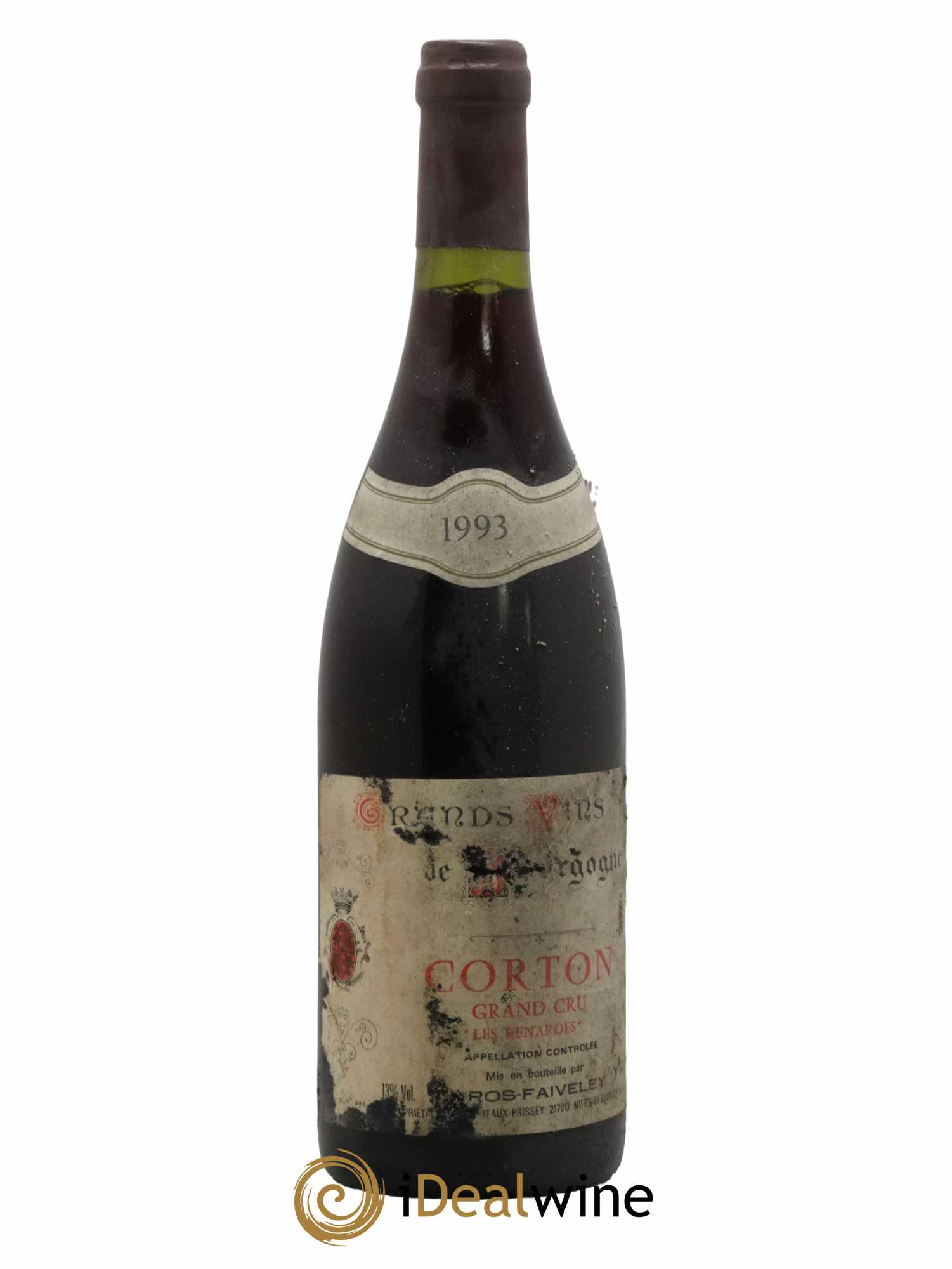 Corton Grand Cru Les Renardes Domaine Gros-Faiveley 1993 - Posten von 1 Flasche - 0