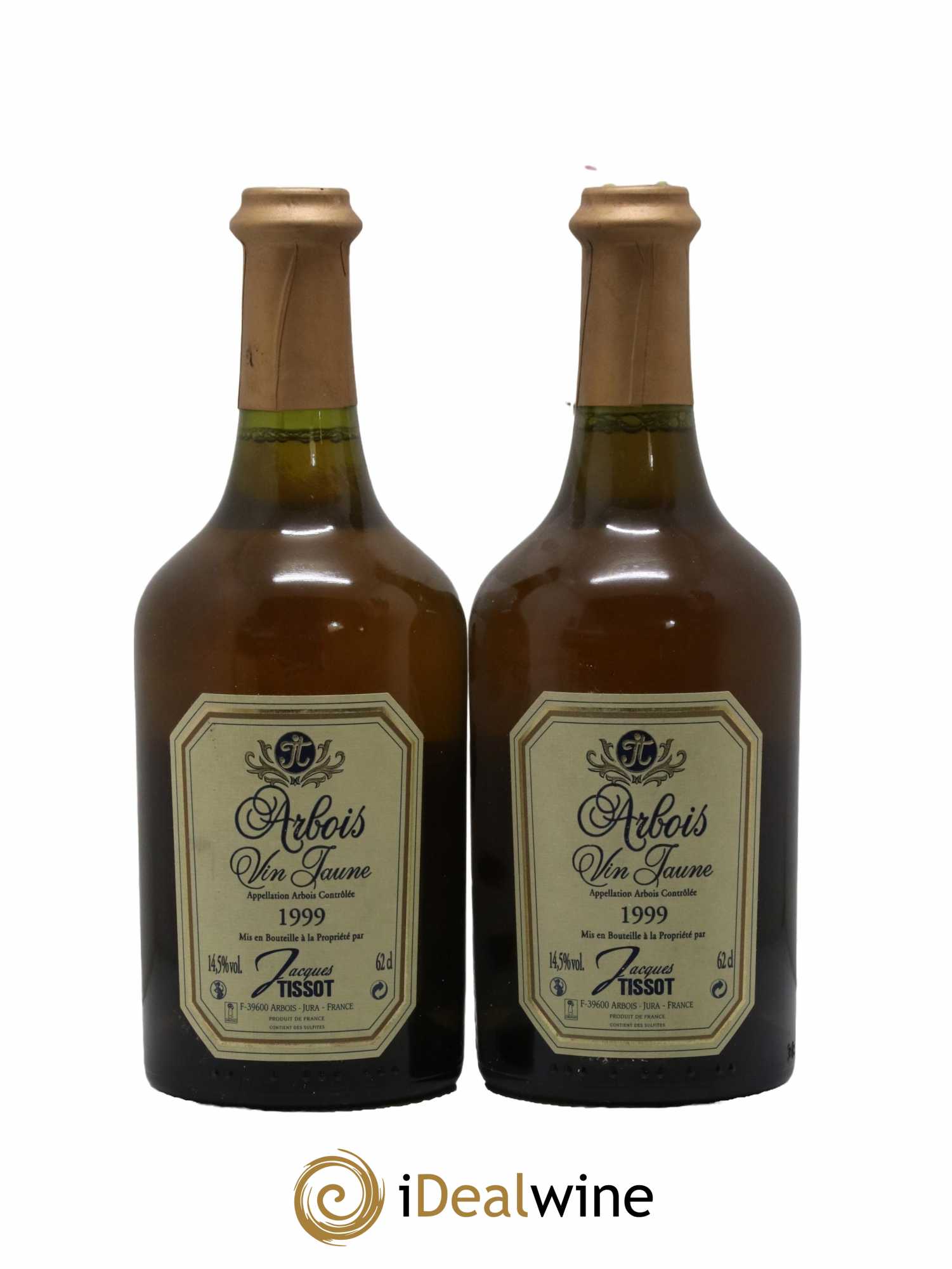 Arbois Vin Jaune Domaine Tissot 1999 - Lot de 2 bouteilles - 0