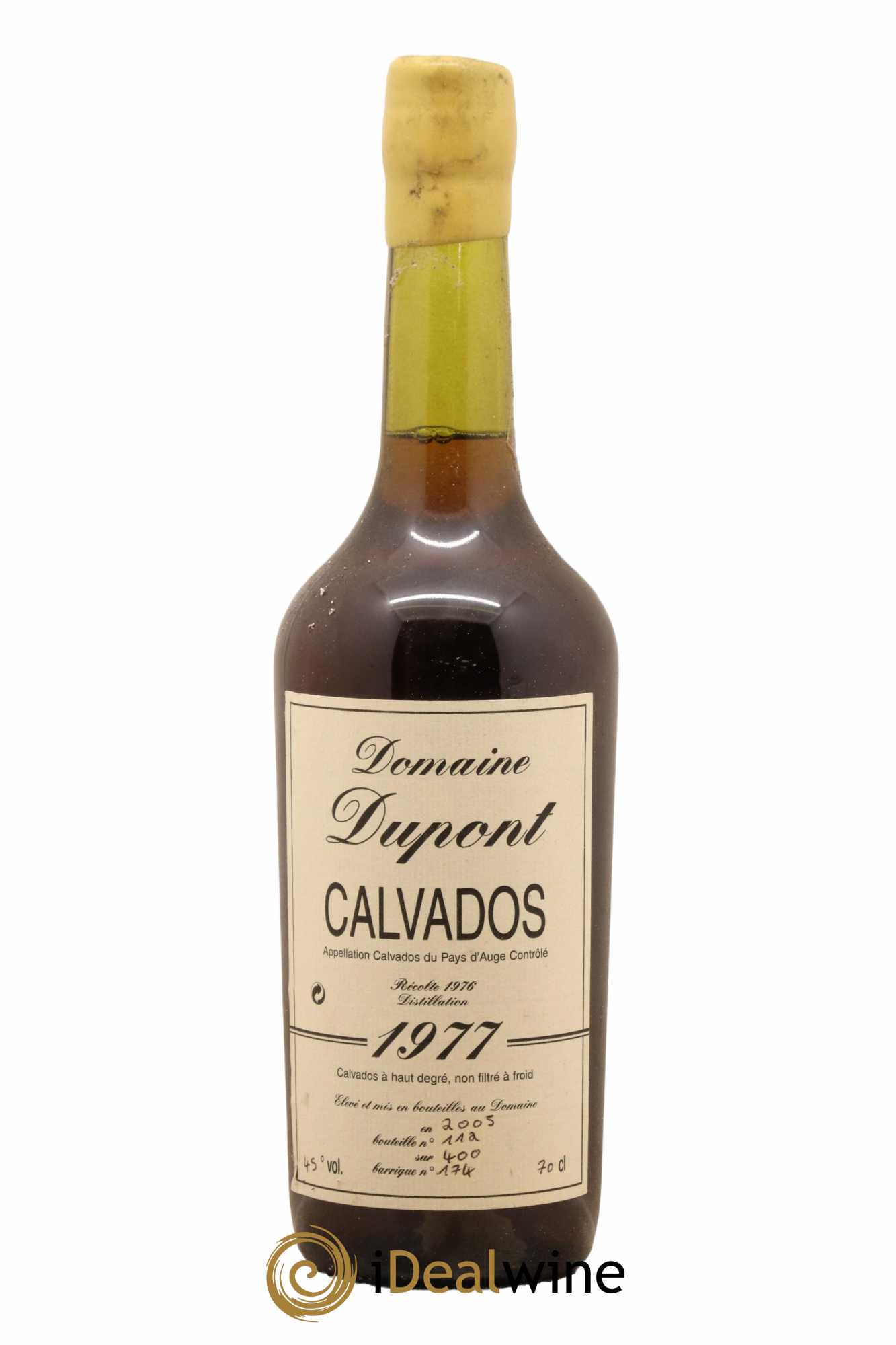 Calvados Du Pays d'Auge Domaine Dupont 1977 - Lot of 1 bottle - 0