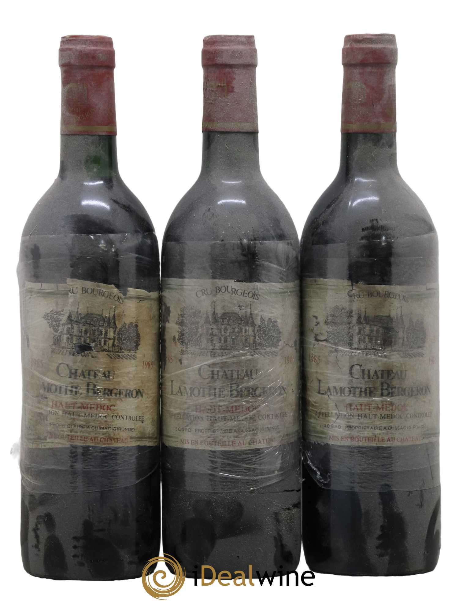 Château Lamothe Bergeron Cru Bourgeois 1985 - Posten von 3 Flaschen - 0