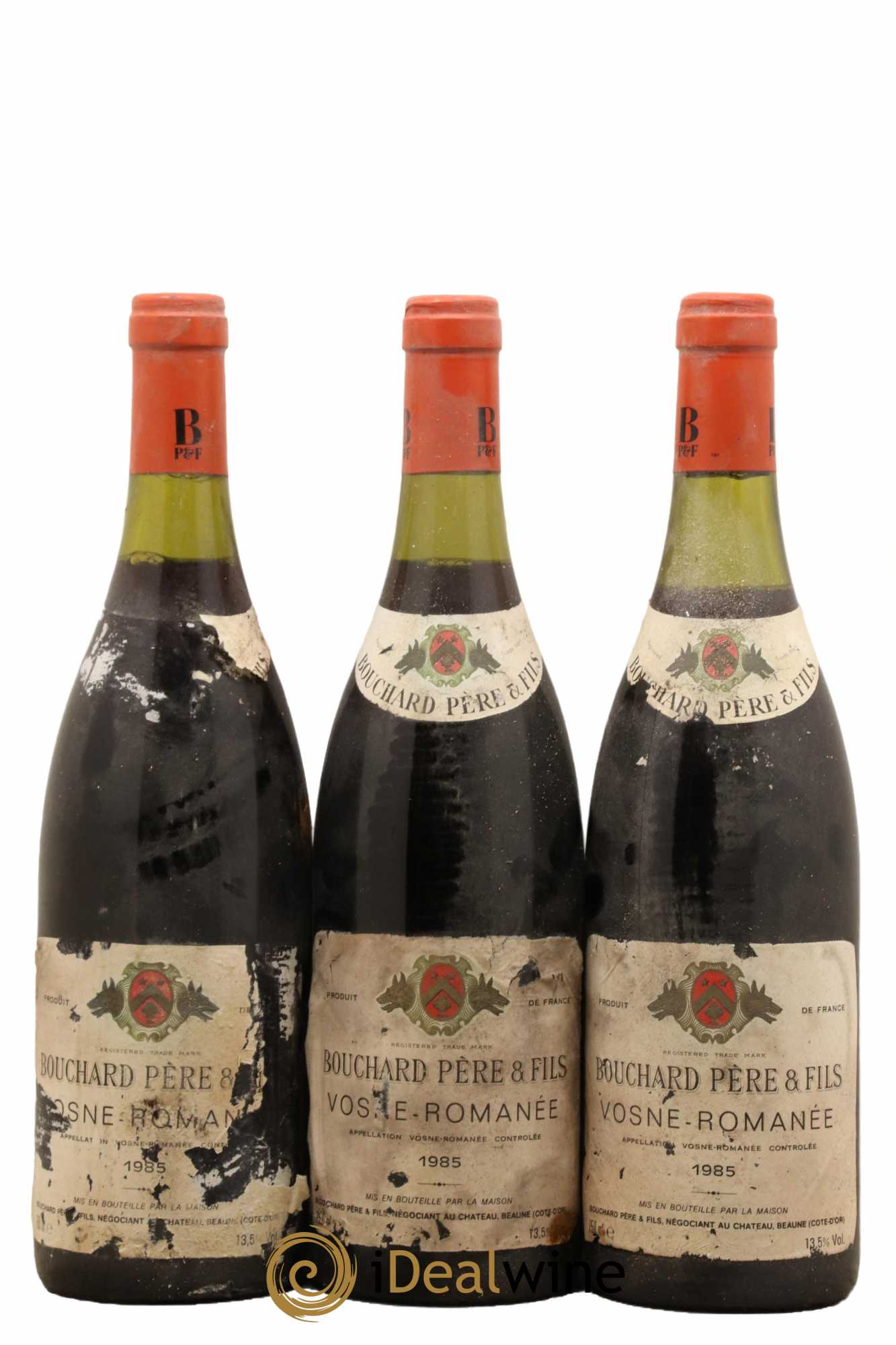 Vosne-Romanée Bouchard Père & Fils 1985 - Lot of 3 bottles - 0