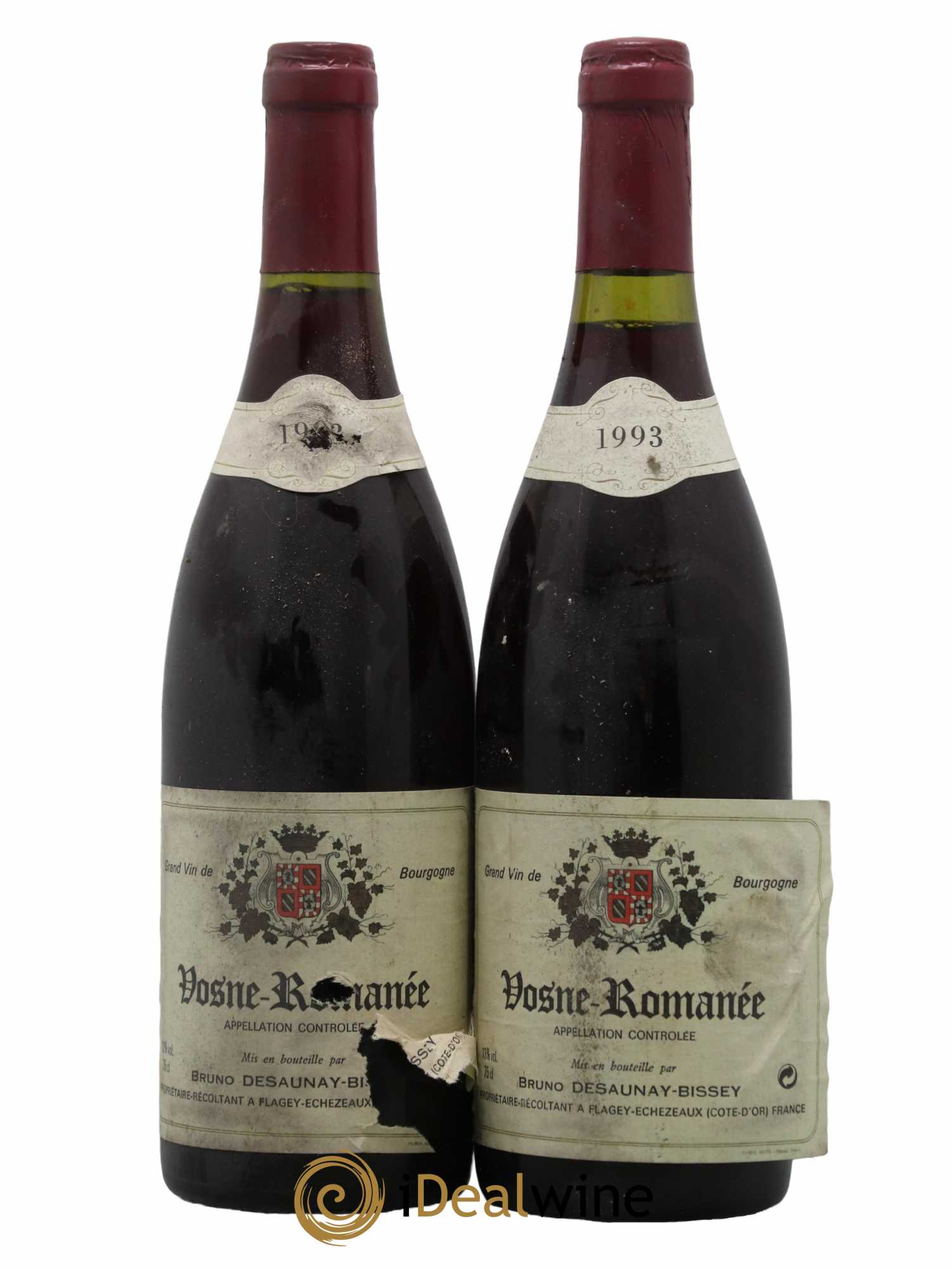 Vosne-Romanée Domaine Desaunay Bissey 1993 - Posten von 2 Flaschen - 0