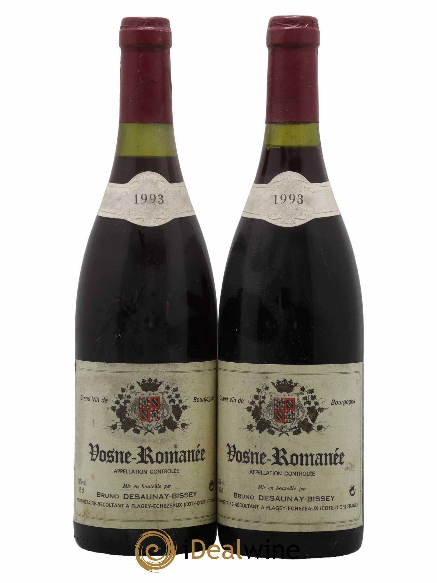 Vosne-Romanée Domaine Desaunay Bissey 1993 - Lotto di 2 bottiglie - 0